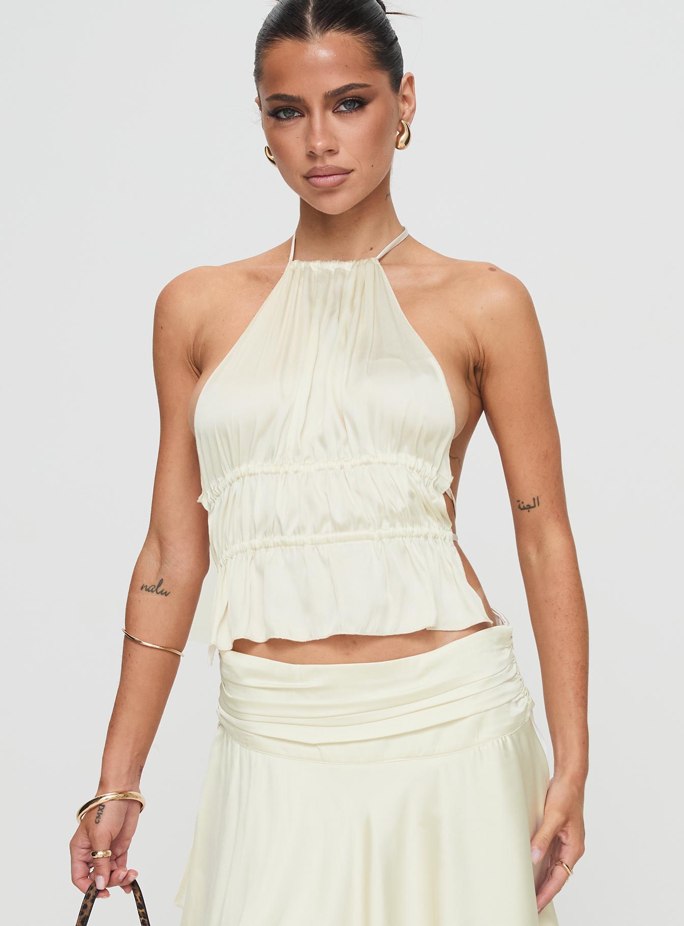 Legacy Halter Top Ivory Clearance Online Online