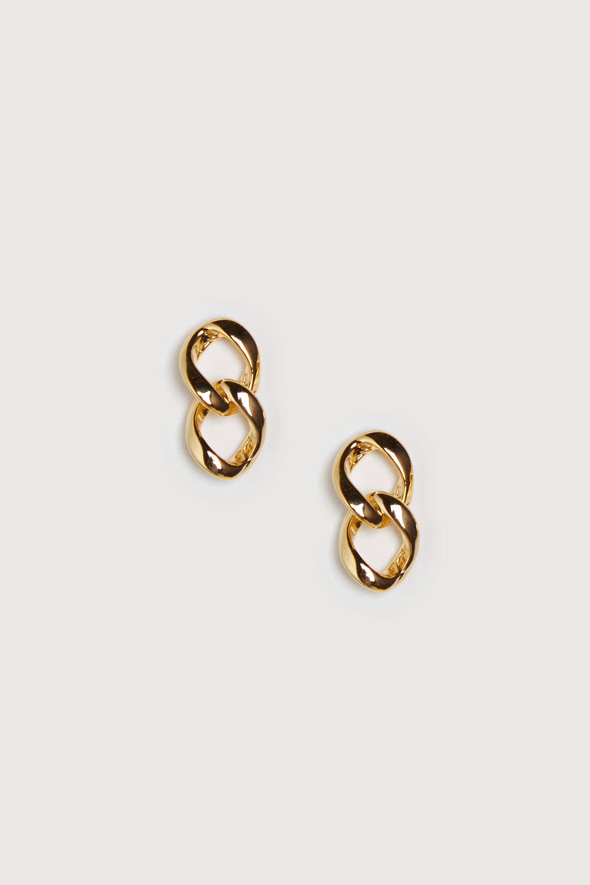 LINKED CHAIN DROP EARRING Clearance Reliable