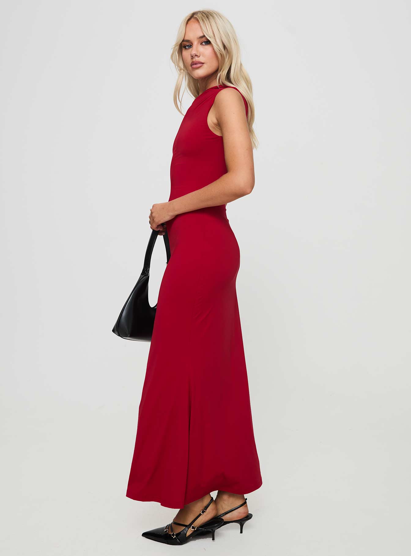 Beller Maxi Dress Red Free Shipping Inexpensive