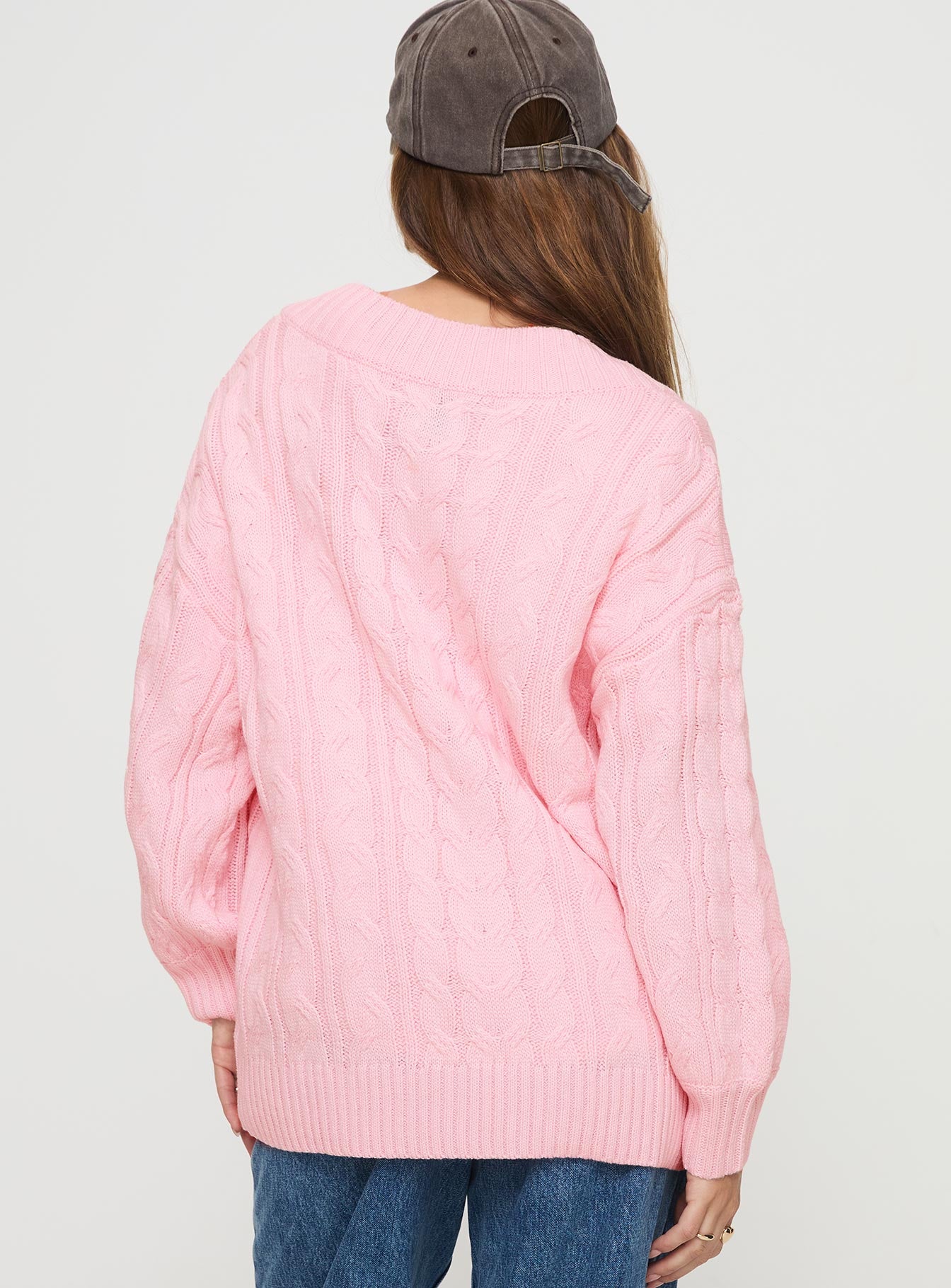 Moldova Knit Sweater Pink Safe Shopping Cheap Online