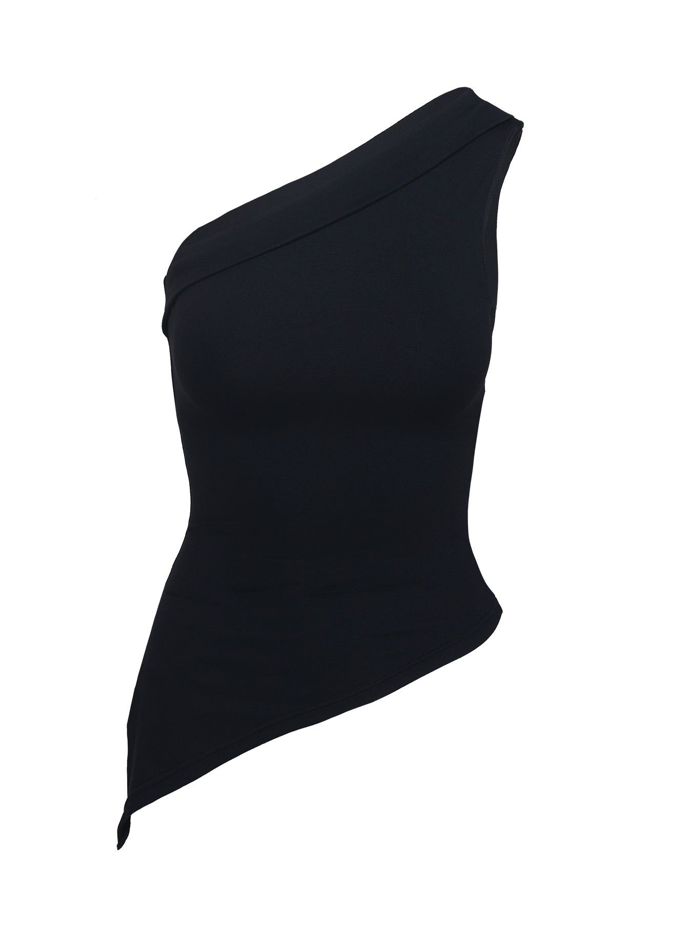 Lunah One Shoulder Top Black Free Shipping Shop For
