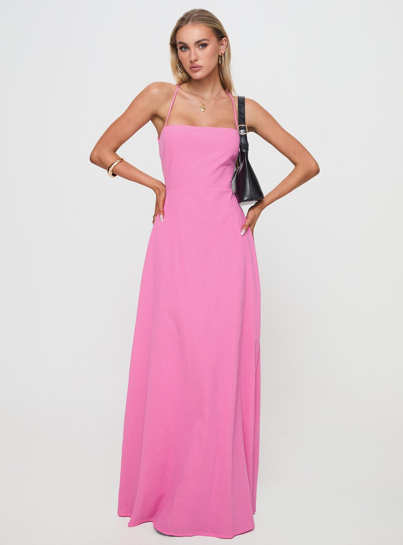 Clea Maxi Dress Pink Nicekicks Cheap Pice