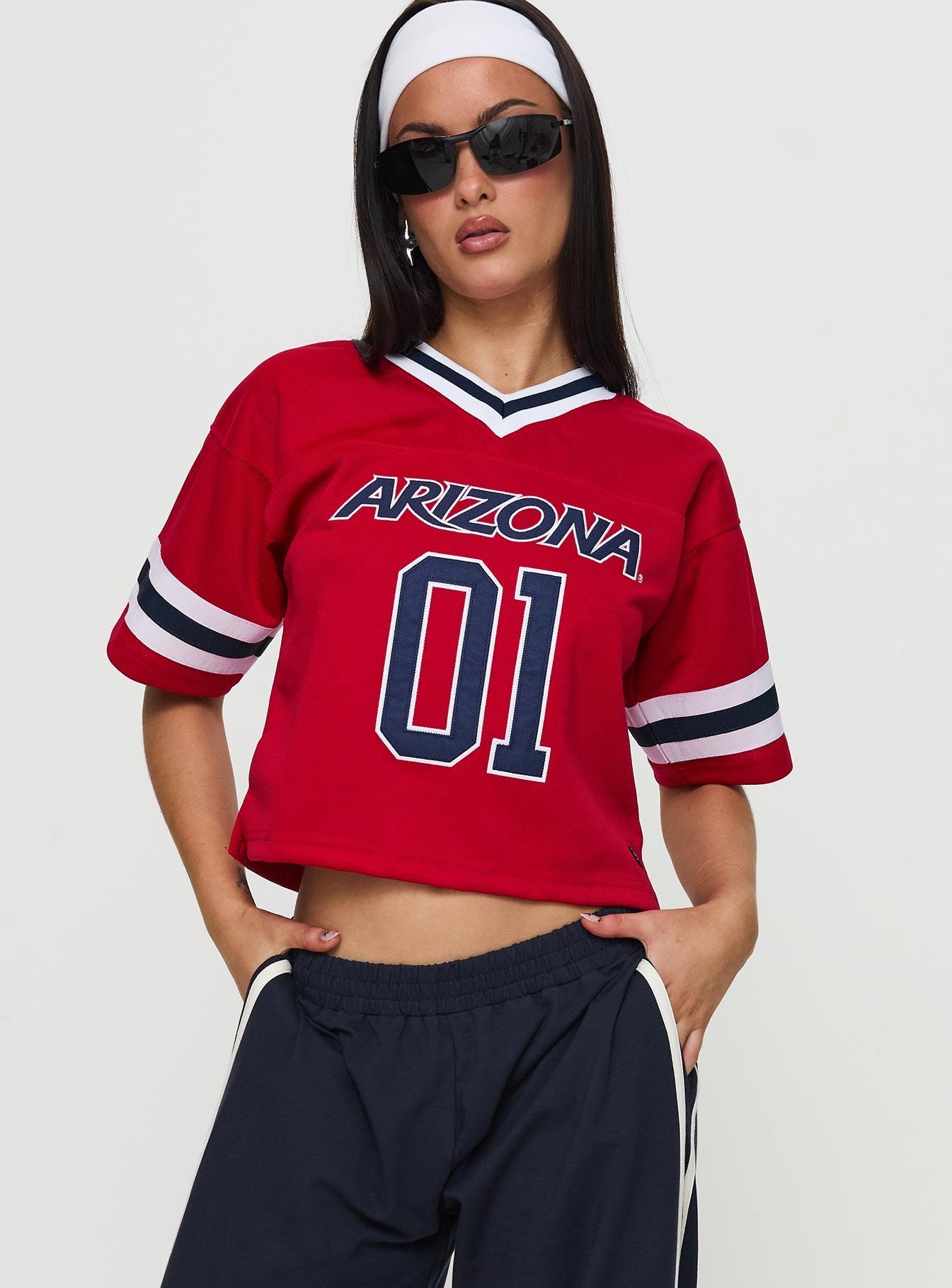 U of A Football Jersey Red Best