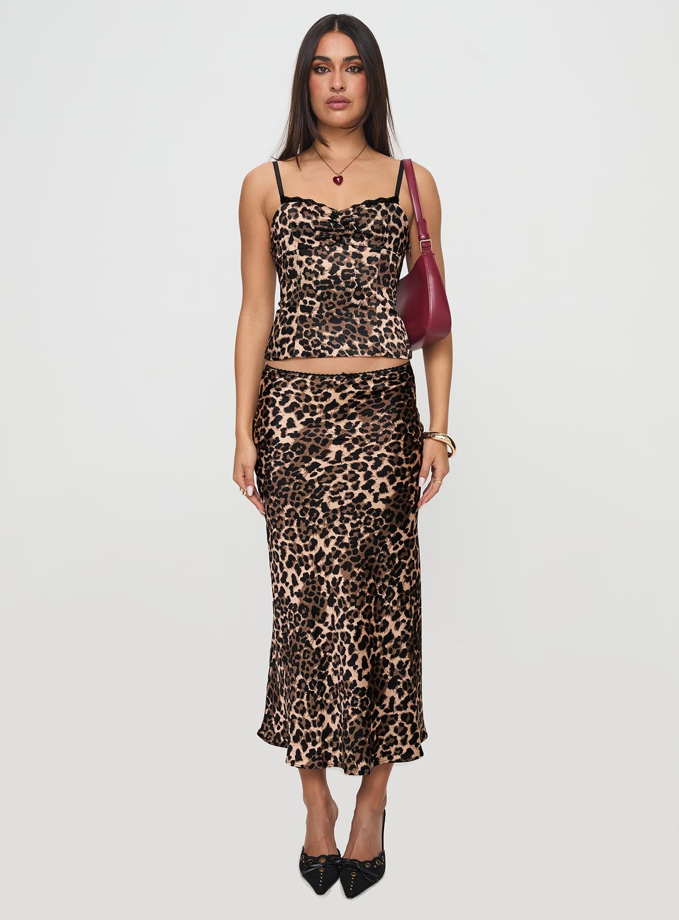 Enigmatic Cami Top Leopard Free Shipping Shop