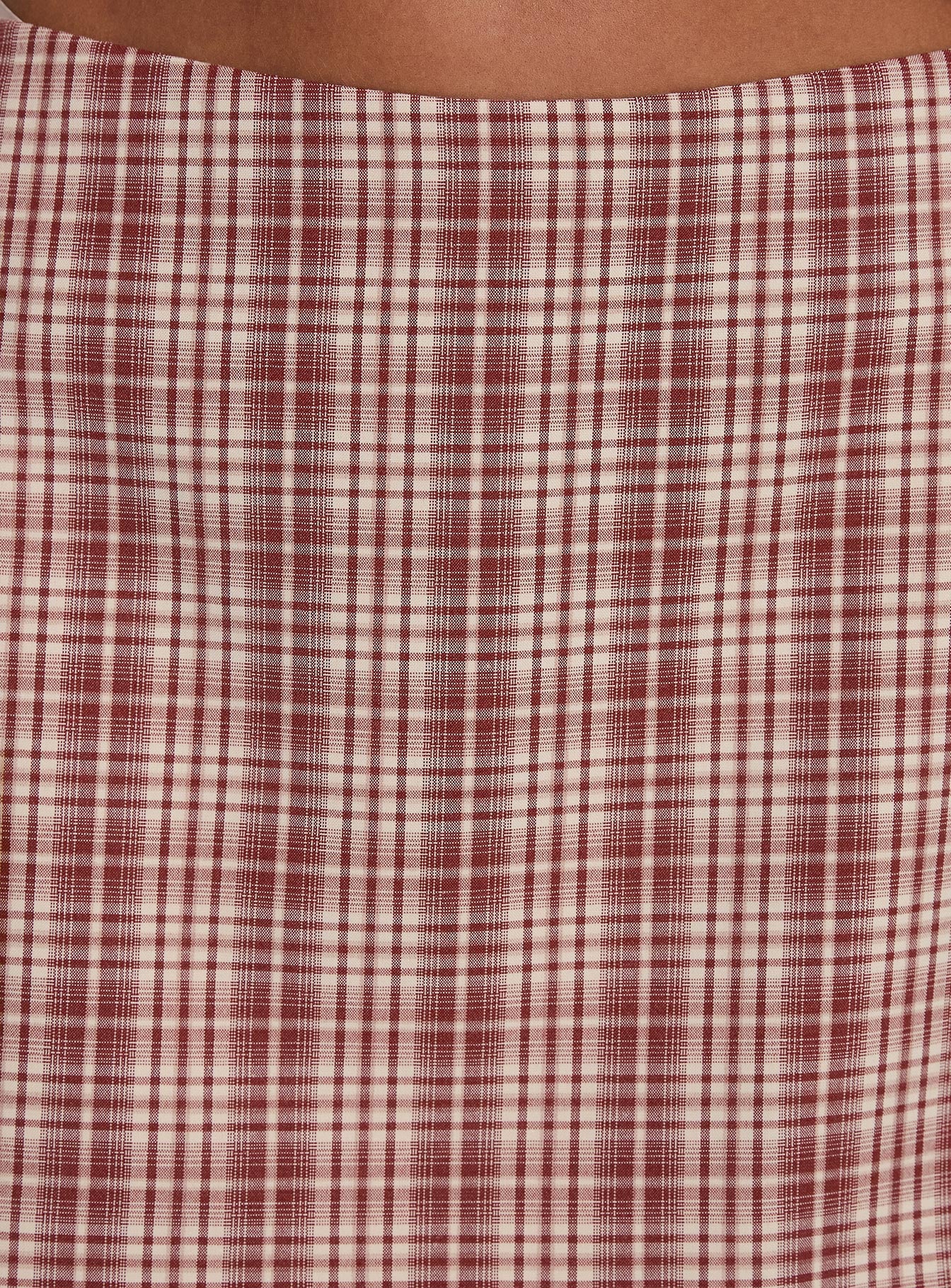 Theodosia Mini Skirt Red Check Buy Cheap Many Kinds Of