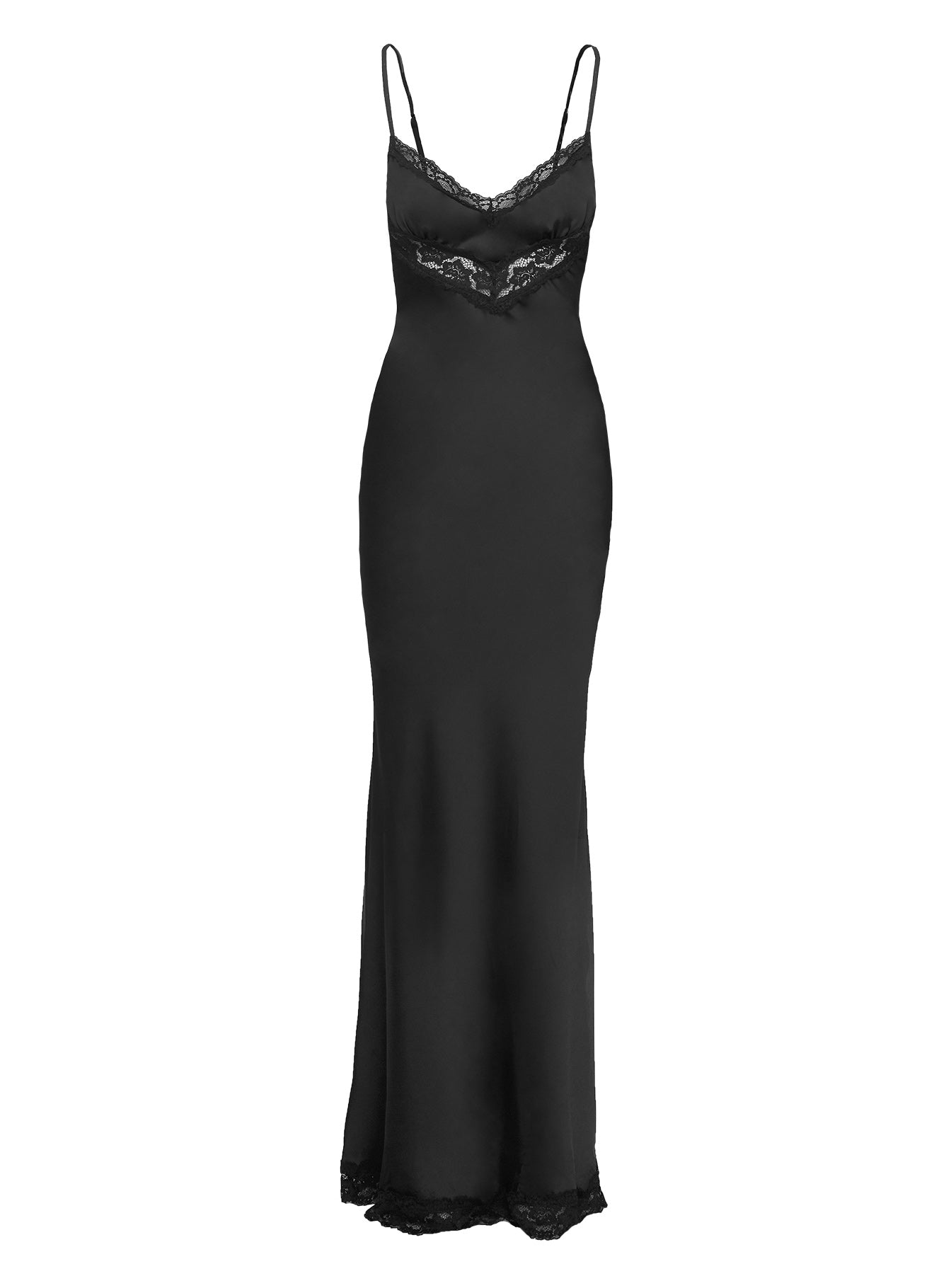 Jorjette Lace Maxi Dress Black 2025 Cheap Pice