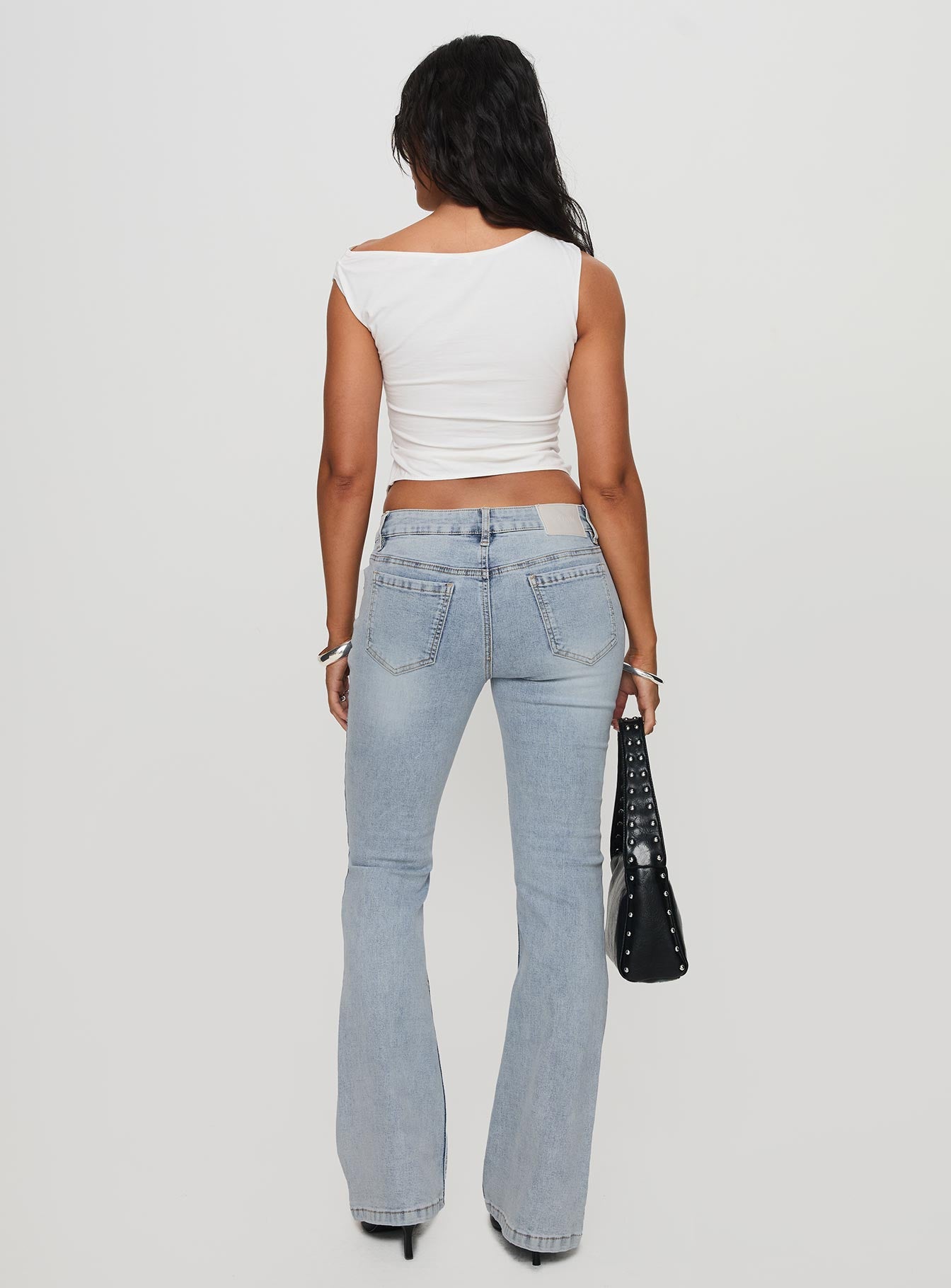 Bethany Bootleg Low Rise Jeans Light Wash In China