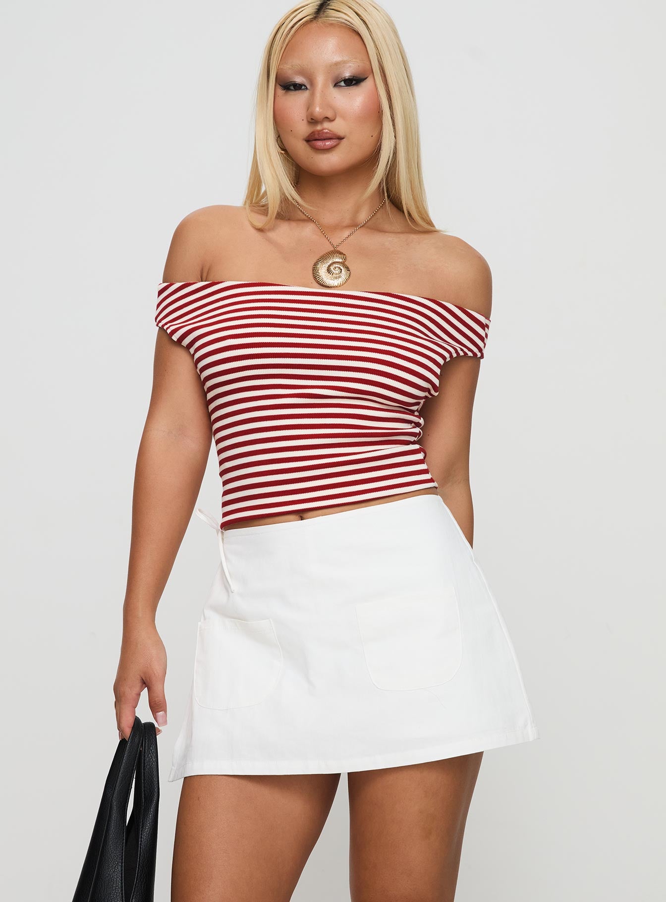 Gigi Wrap Skort White Petite Manchester Great Sale Cheap Pice