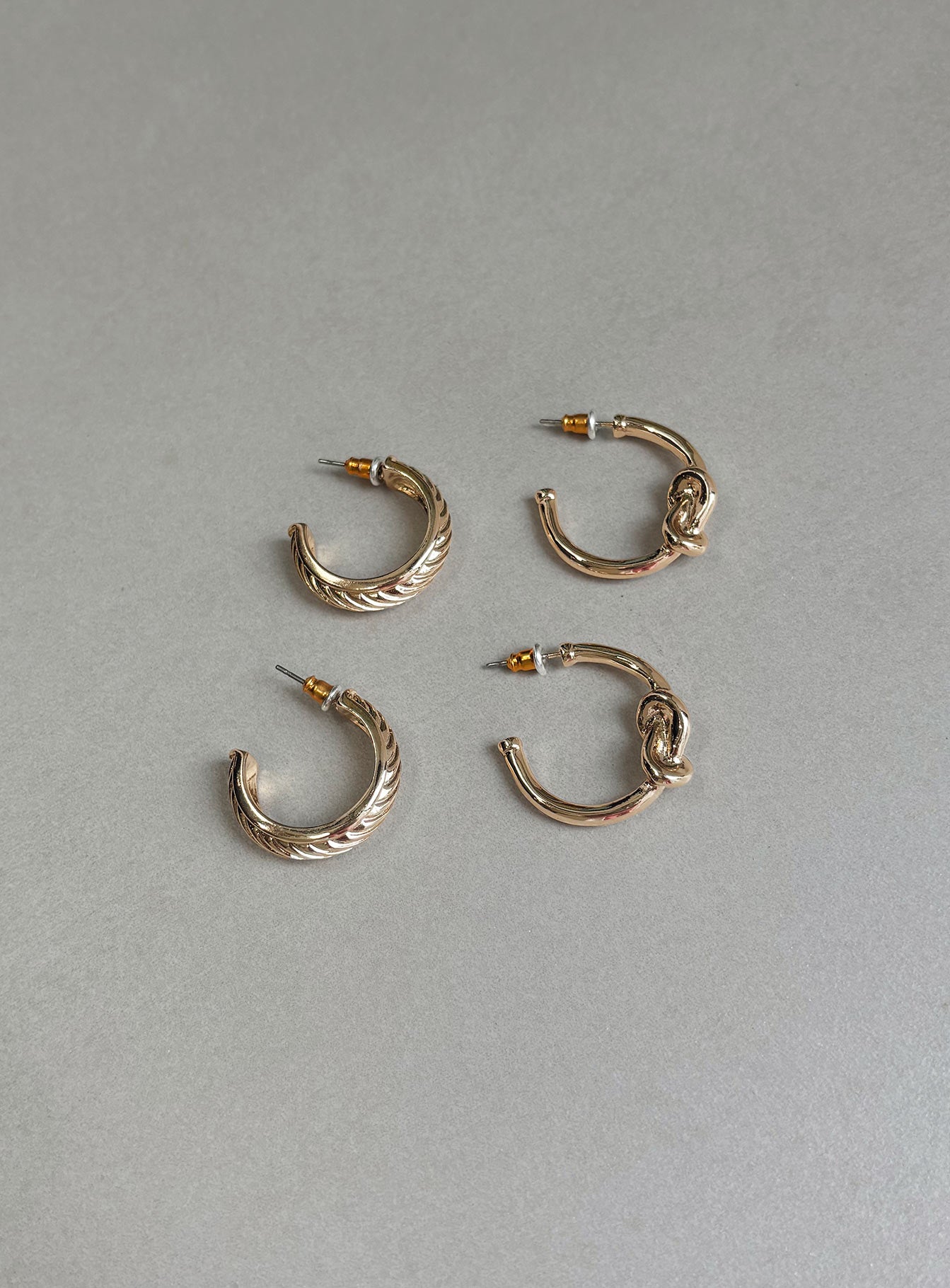 Moonshine Earring Set Gold Cheap Sale Fashionable