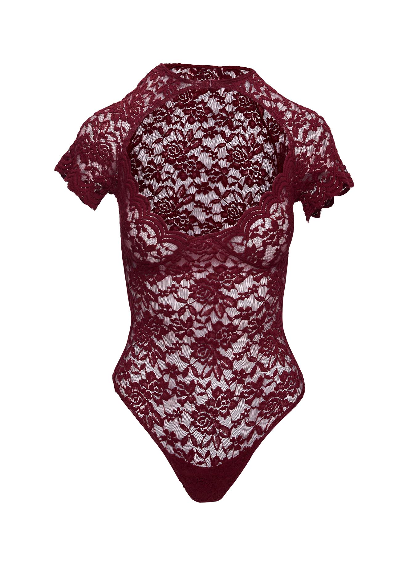 Giallo Bodysuit Burgundy Discount 2025 Unisex