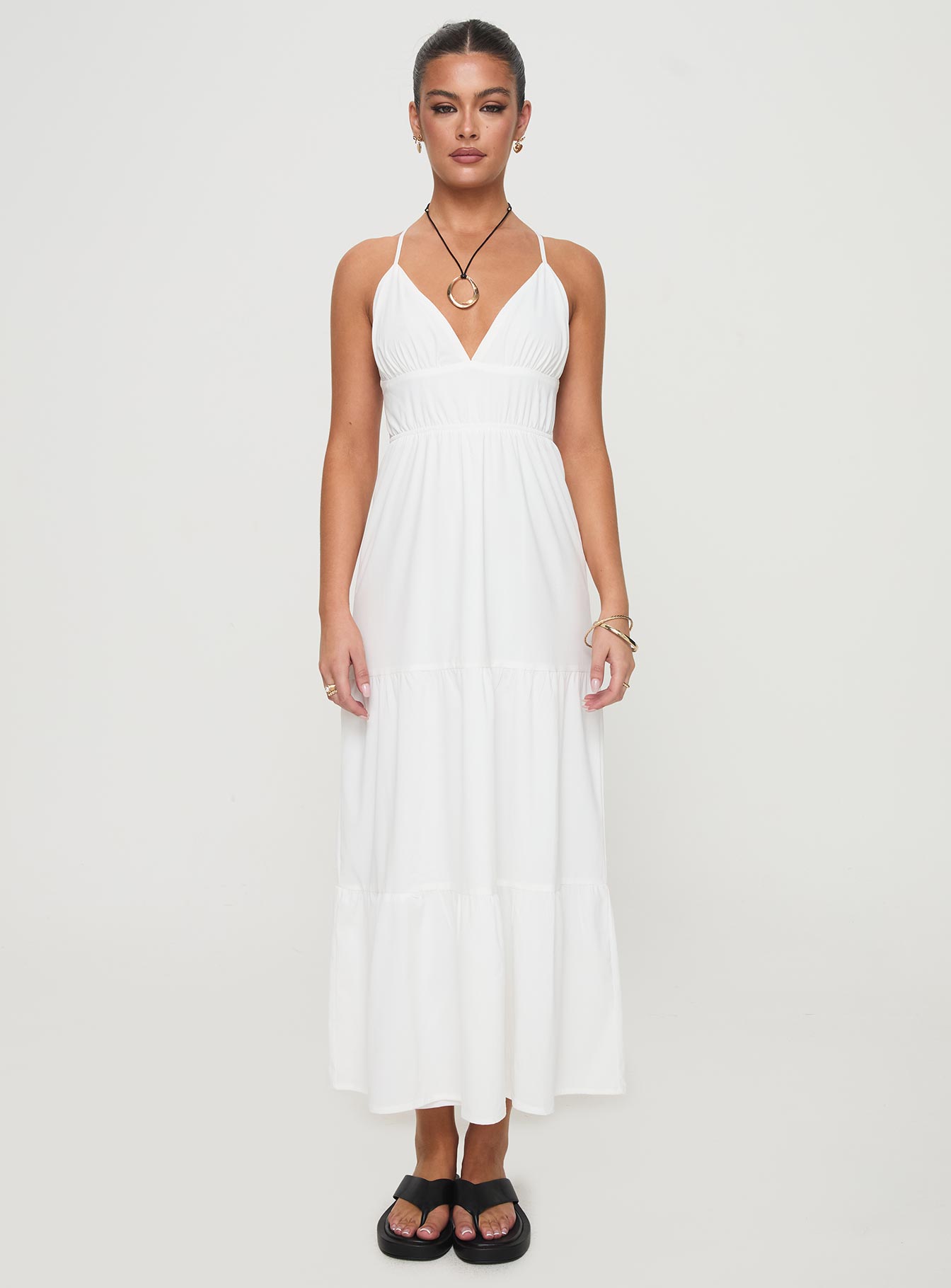 Mckew Maxi Dress White Discount Big Sale