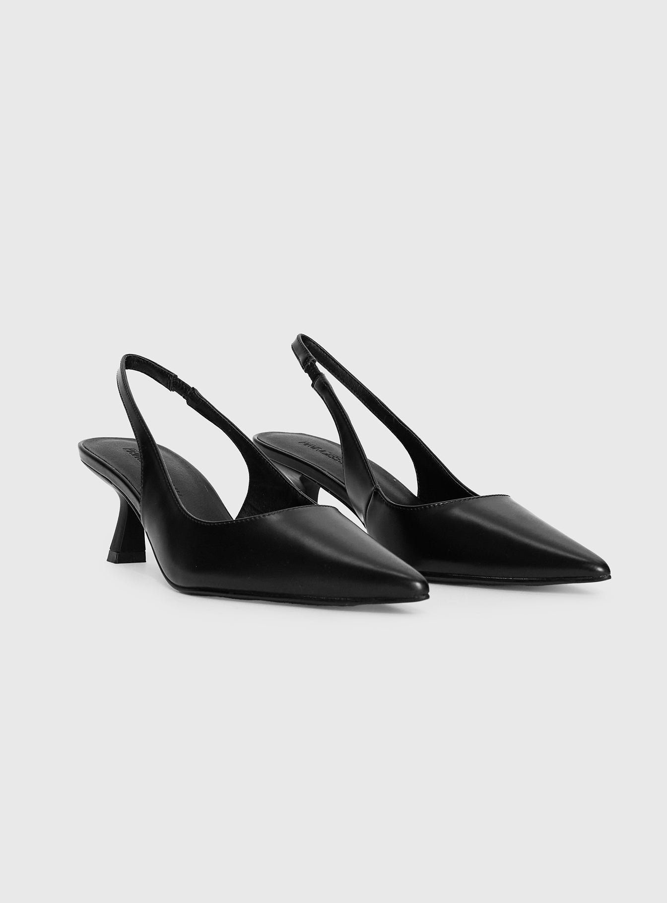 Denalia Pointed Toe Heels Black Matte Tumblr Cheap Pice