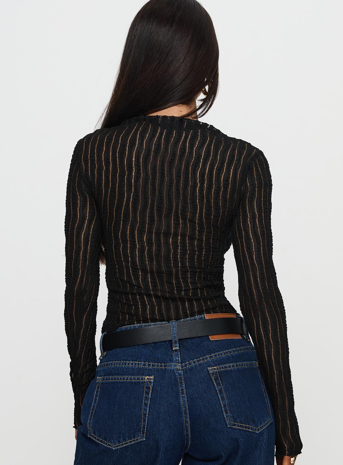 Padra Long Sleeve Top Black Buy Cheap Best Store To Get