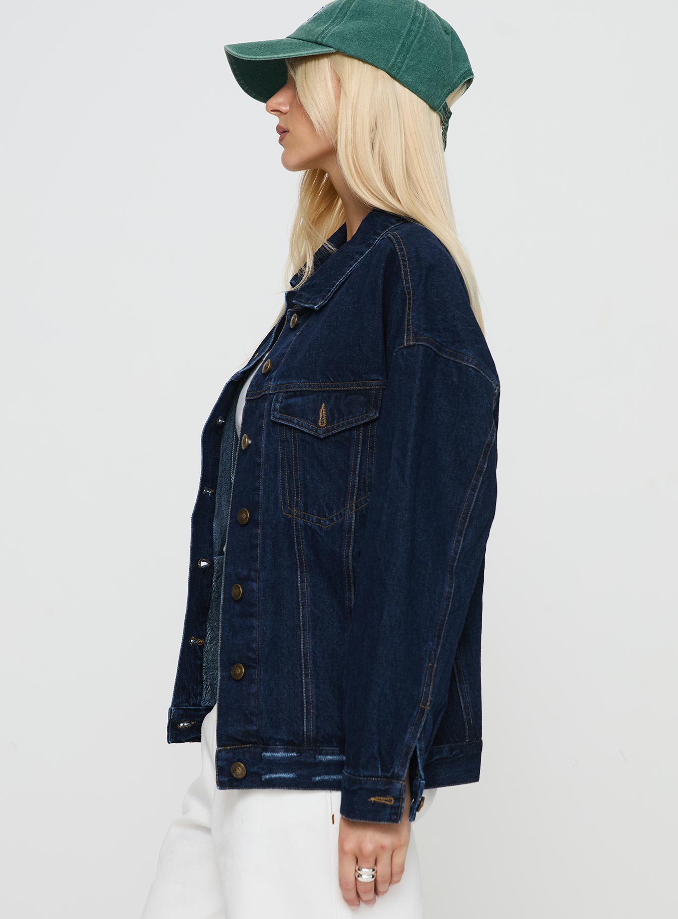 In The World Jacket Blue Denim Sale Wholesale Pice