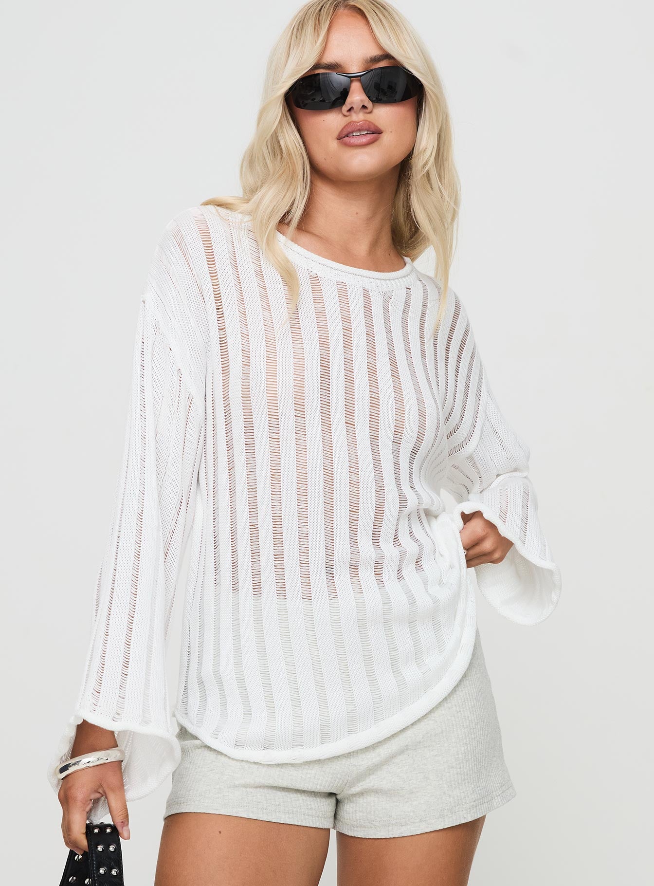 Ambra Sweater White Buy Cheap Low Cost