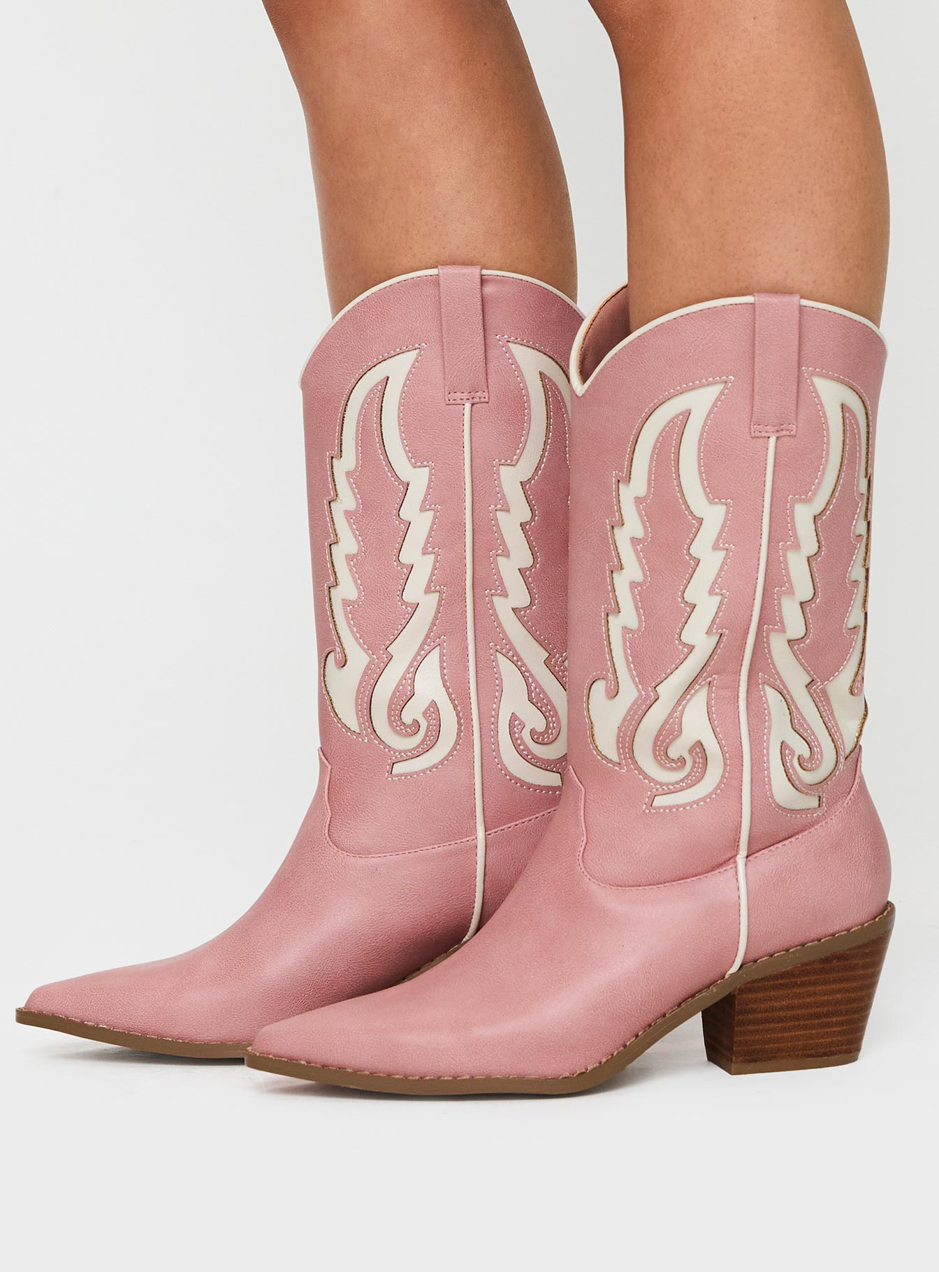 Billini Norva Boots Pink / Ivory Footlocker For Sale