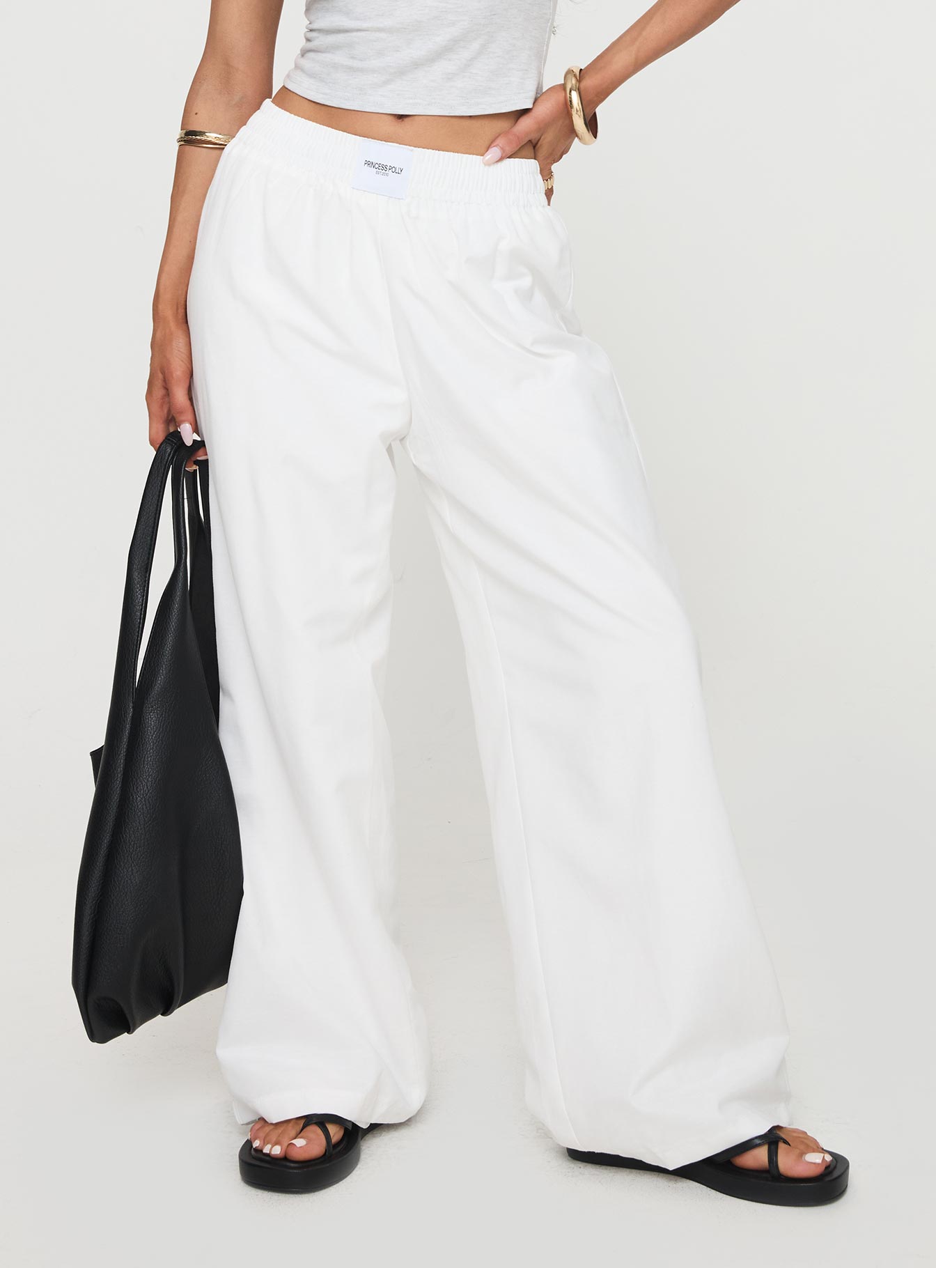 Beach House Pants White Tall Countdown Package Online