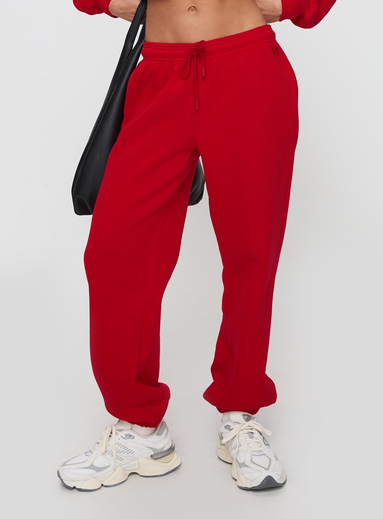 Dream Fleece Ankle Cuff Sweatpants Red Stockist Online