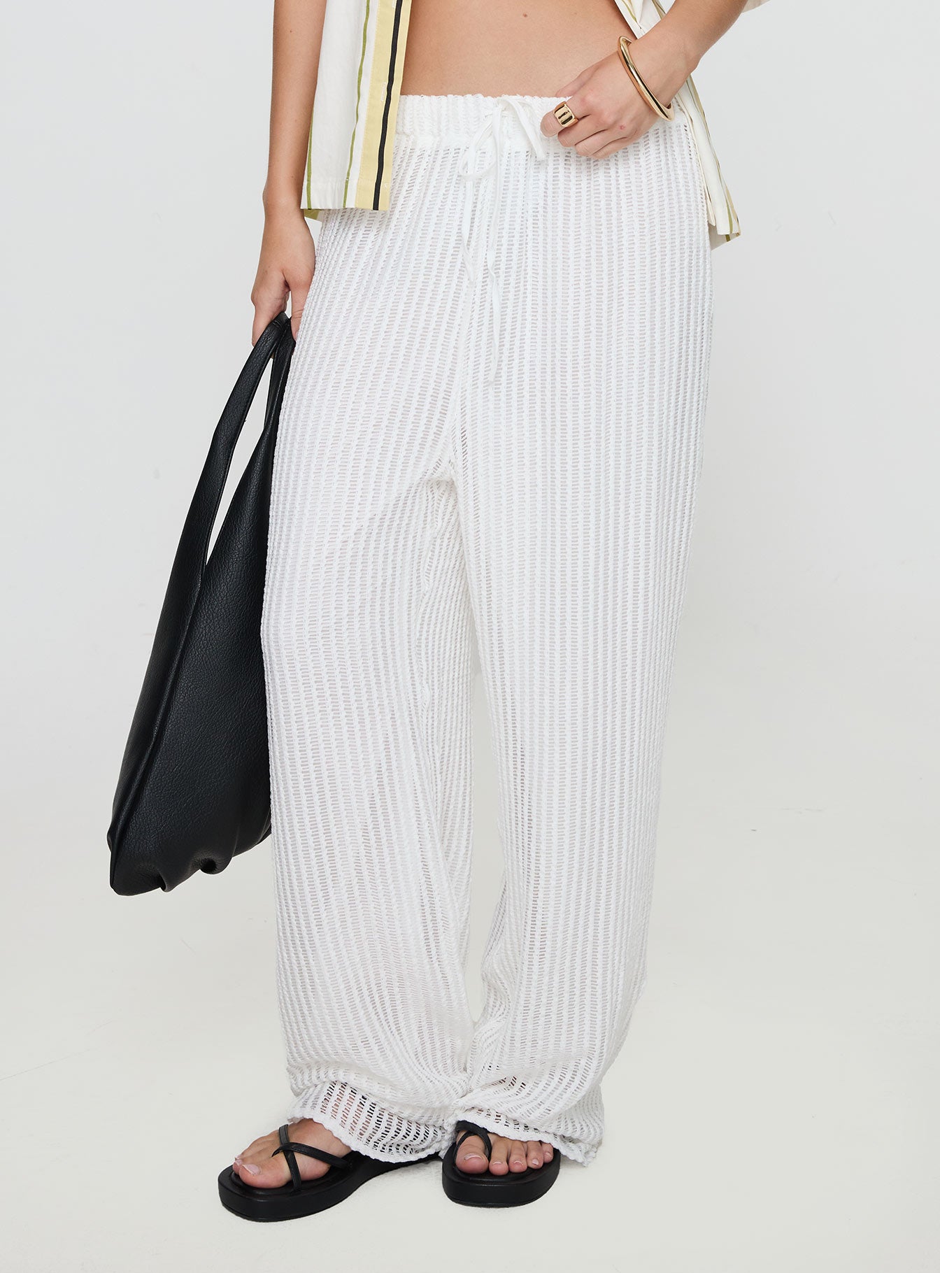 Grove Mesh Pants White Cheap Sale Reliable