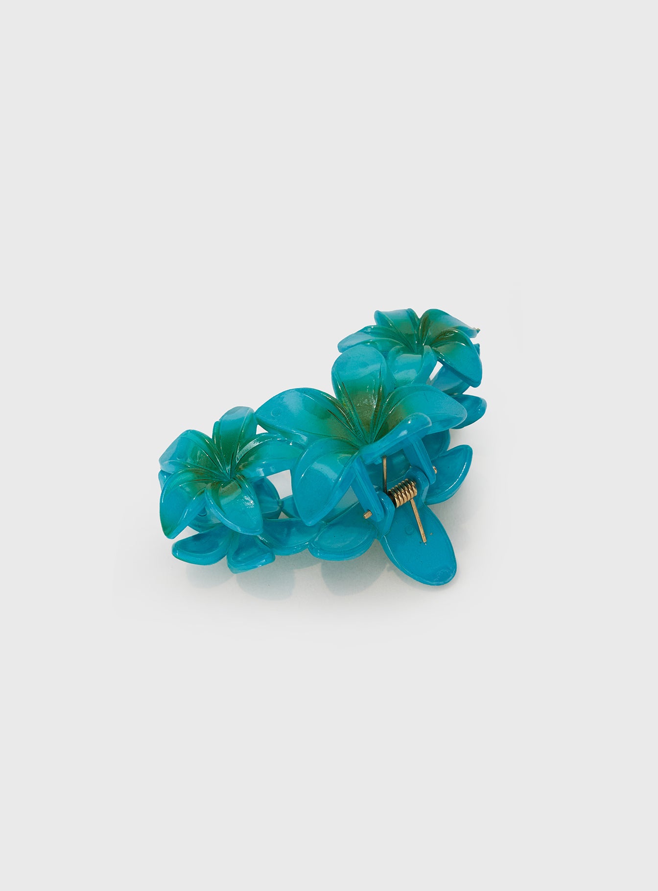 Chianti Frangipani Claw Clip Blue Sale Extremely