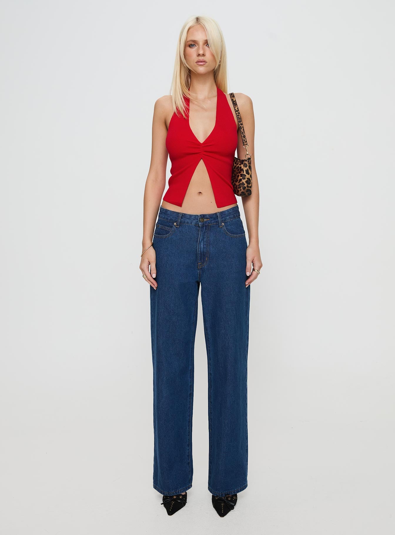 Kingley Halter Top Red Clearance Footlocker Finishline