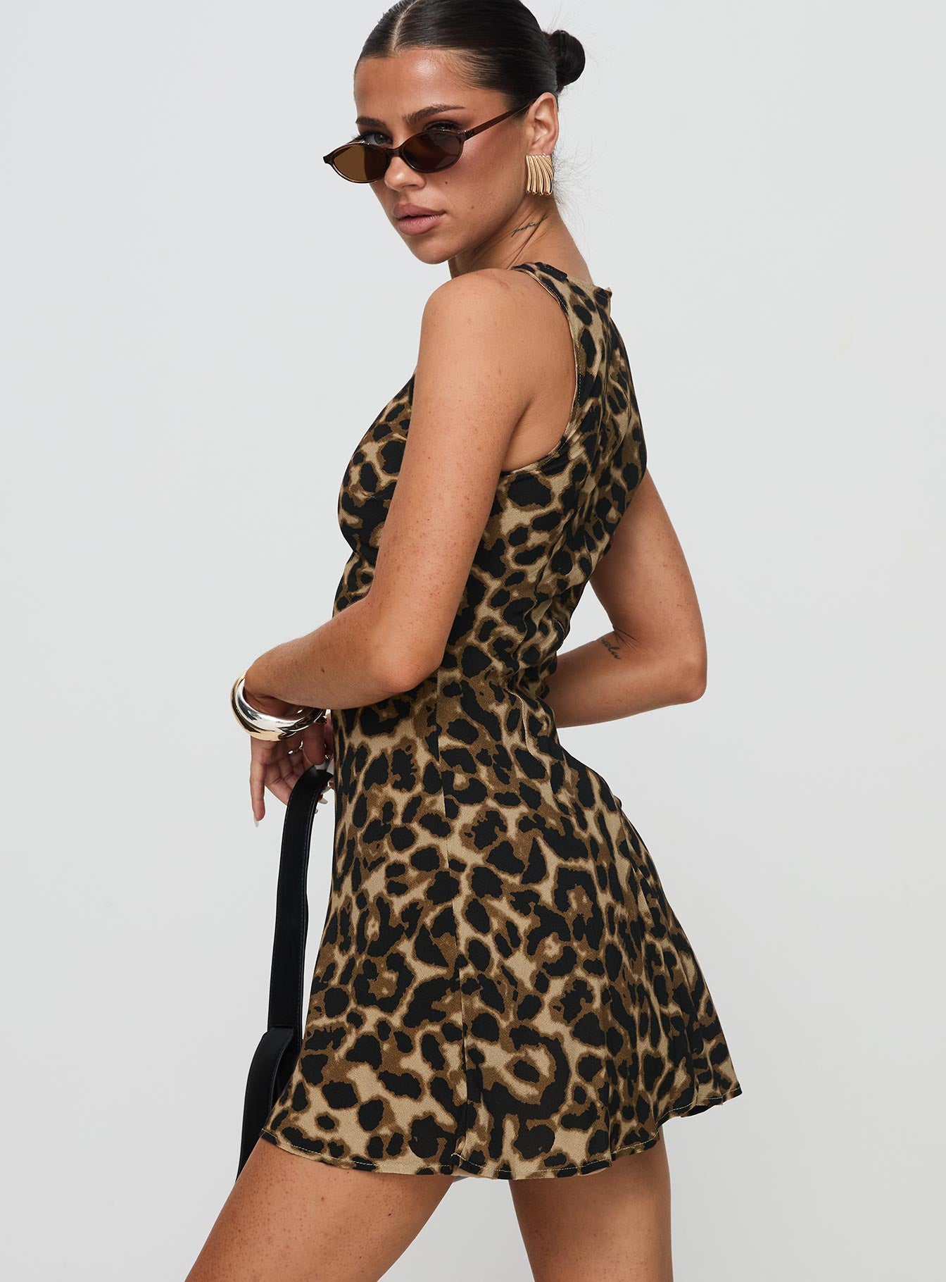 Vivre Mini Dress Leopard Real Sale Online