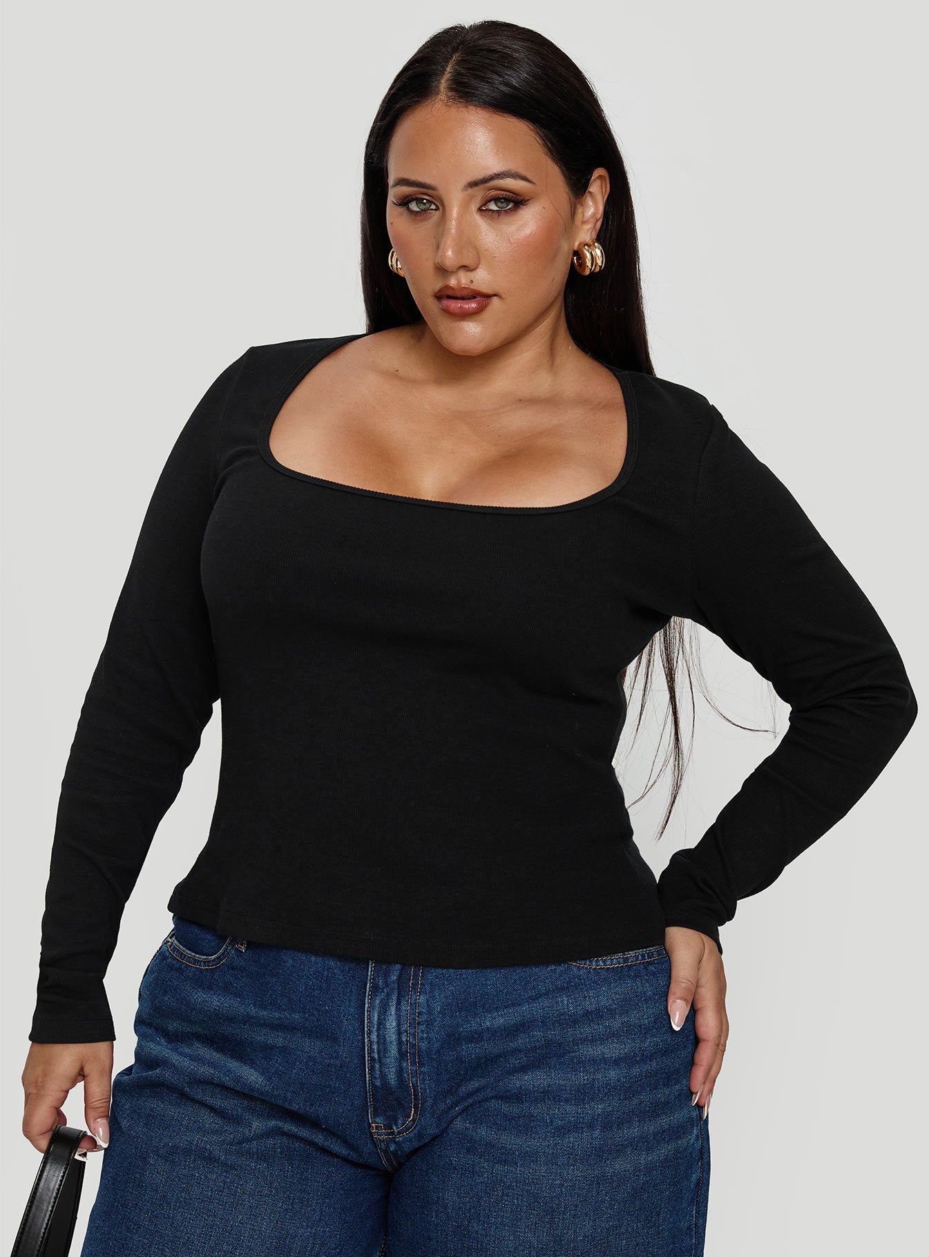 Baseline Long Sleeve Top Black Curve Ebay Online