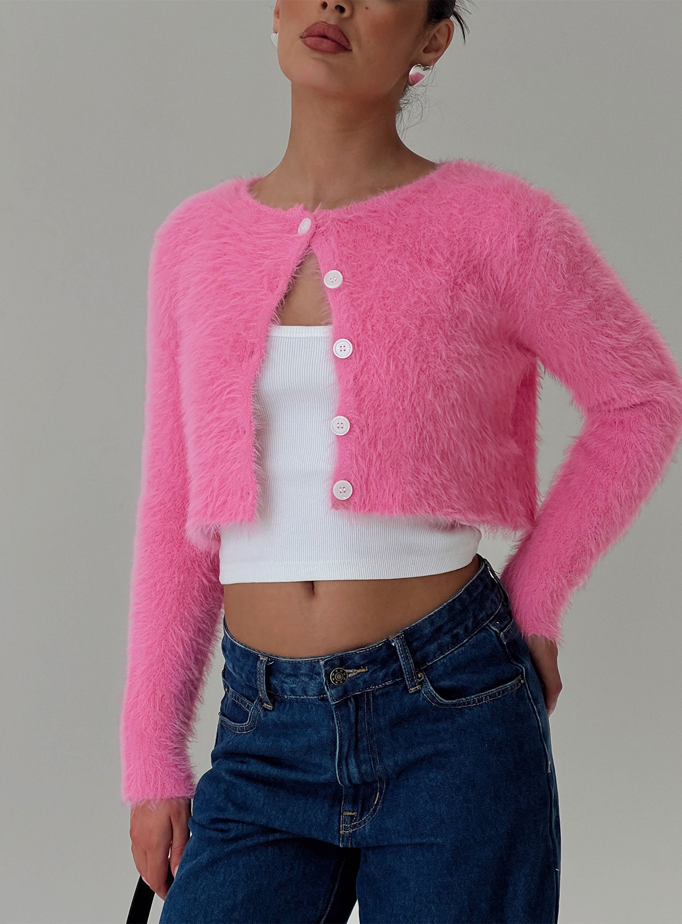 Just A Girl Cardigan Pink In China Online