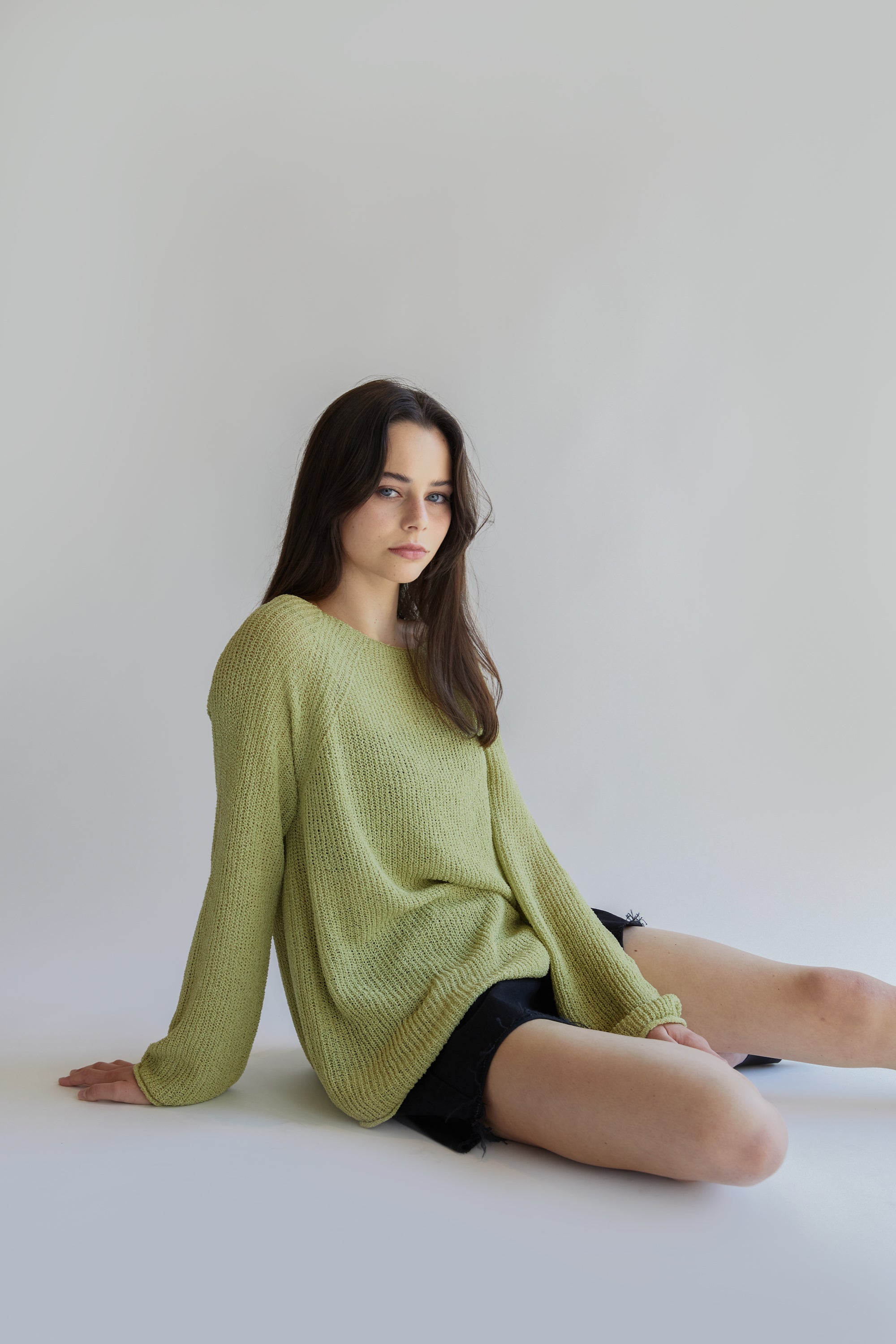 LIGHTWEIGHT RIB-KNIT SWEATER Low Cost