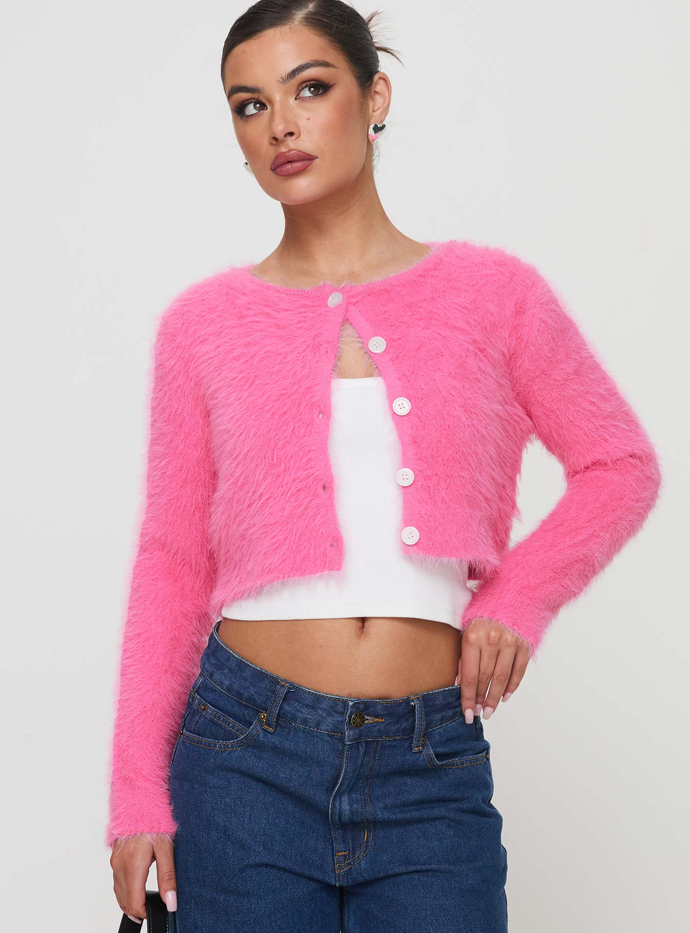 Just A Girl Cardigan Pink In China Online