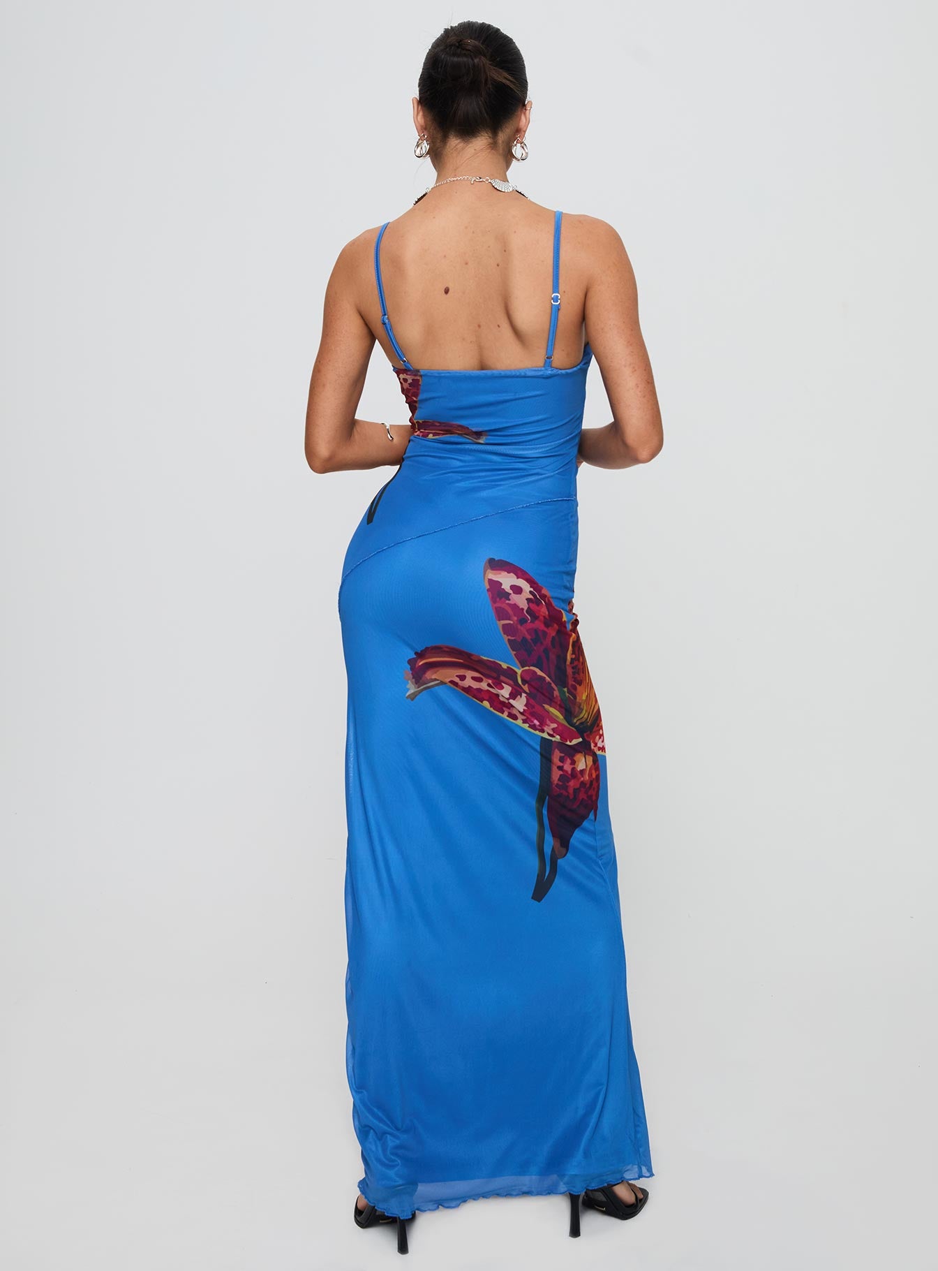 Bespoke Maxi Dress Blue Best Pices Sale Online