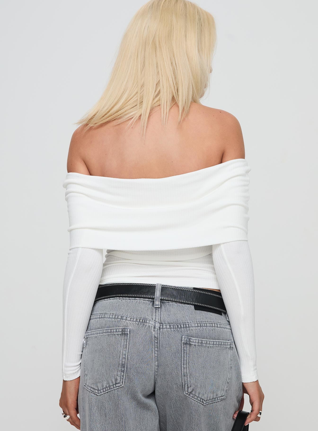 Myrina Long Sleeve Top White Collections For Sale