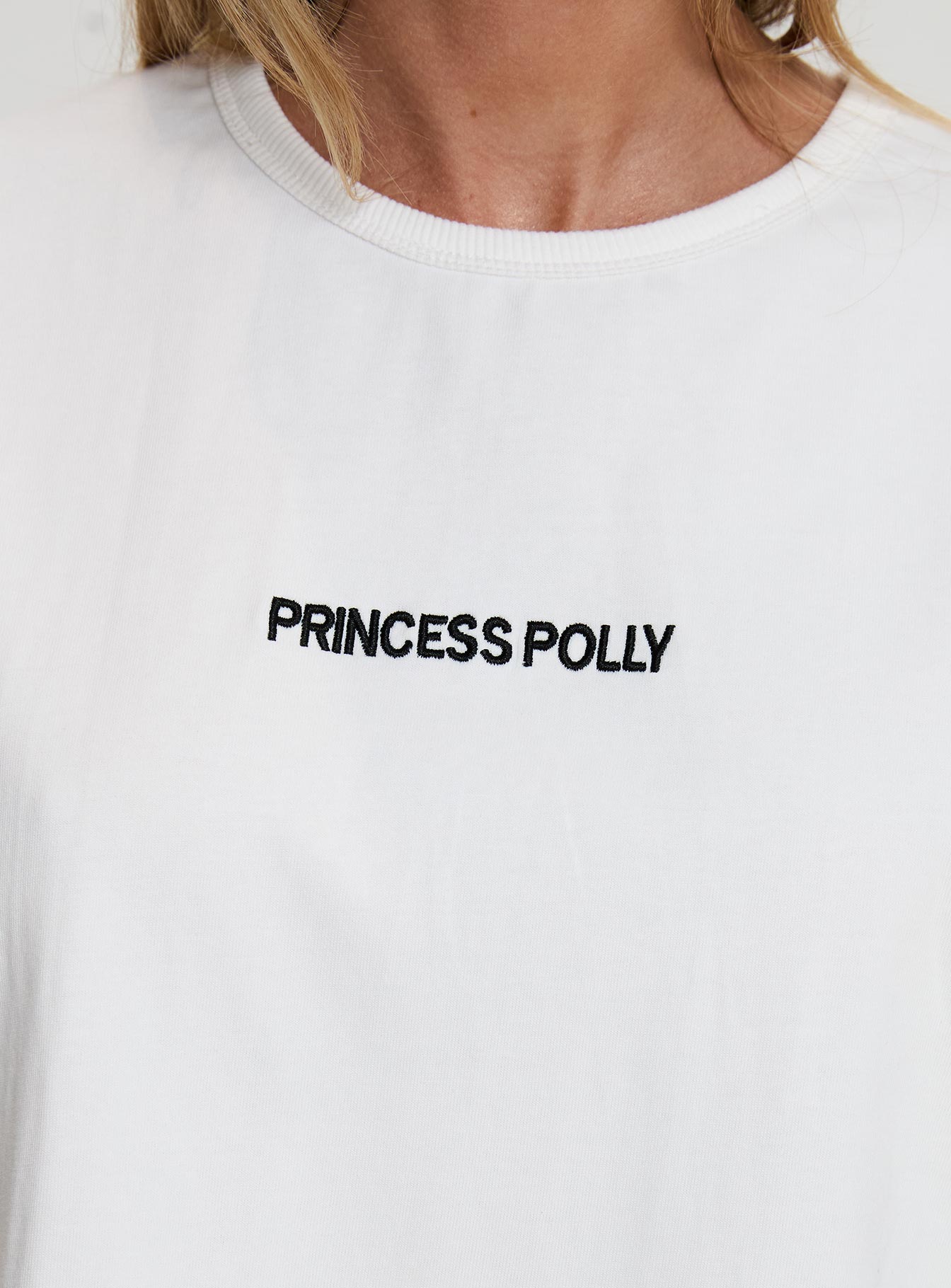 Power Play Active Oversized Tee White Cheap Pirce