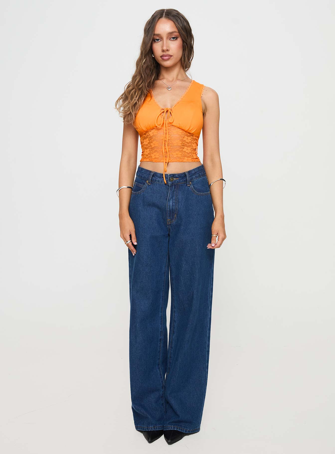 Isolde Top Orange Supply Online