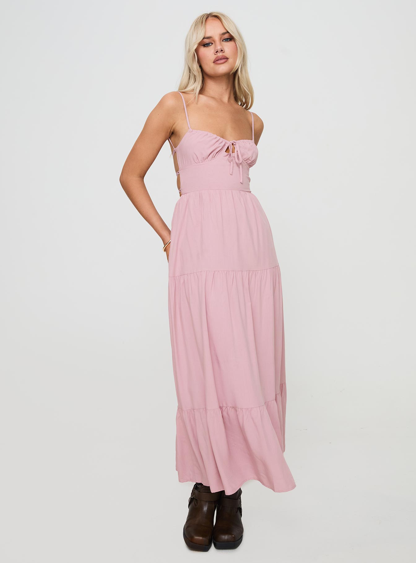 Juzen Maxi Dress Pink Low Pice Cheap Online