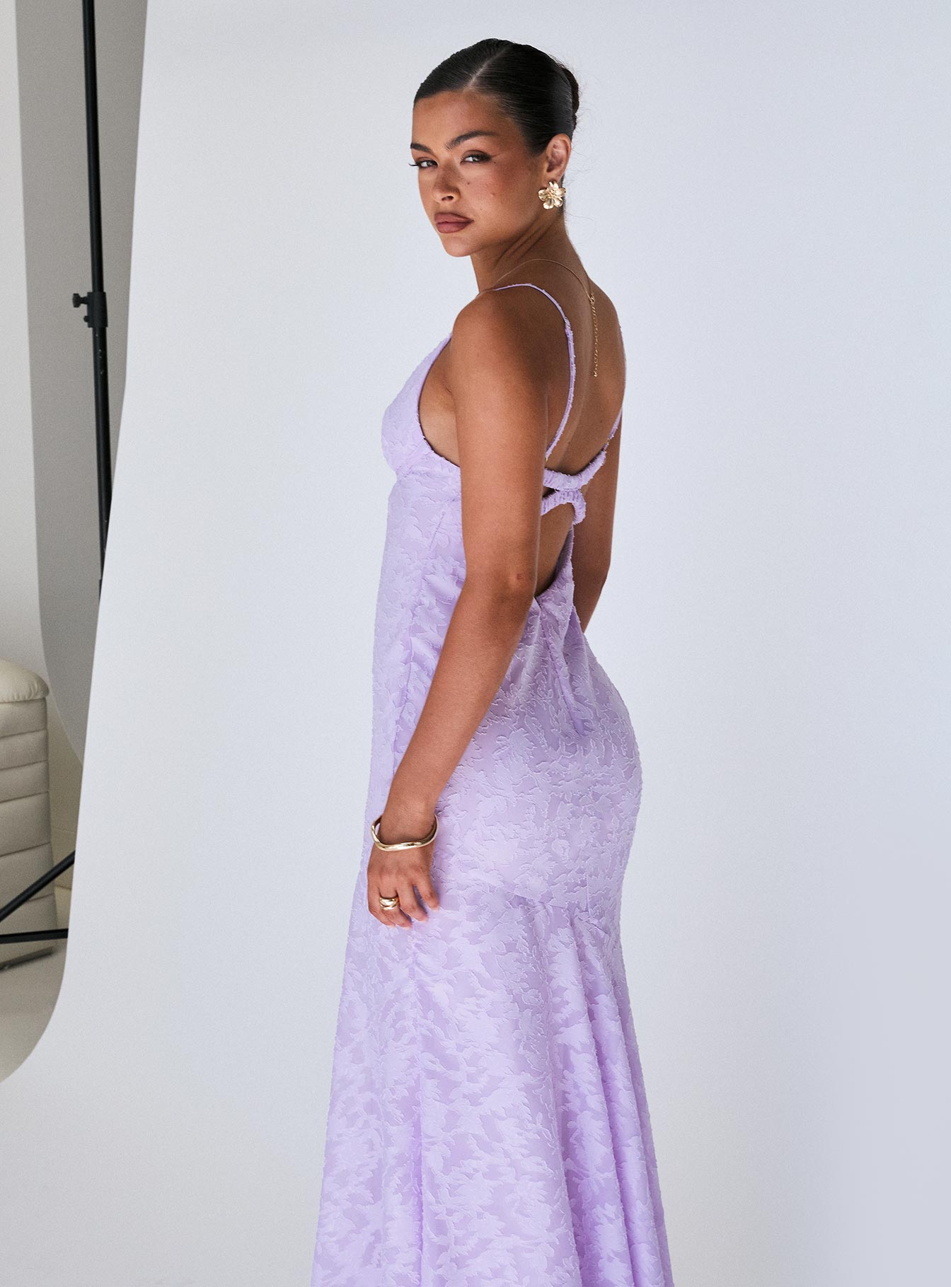 Cyrene Maxi Dress Lilac Collections