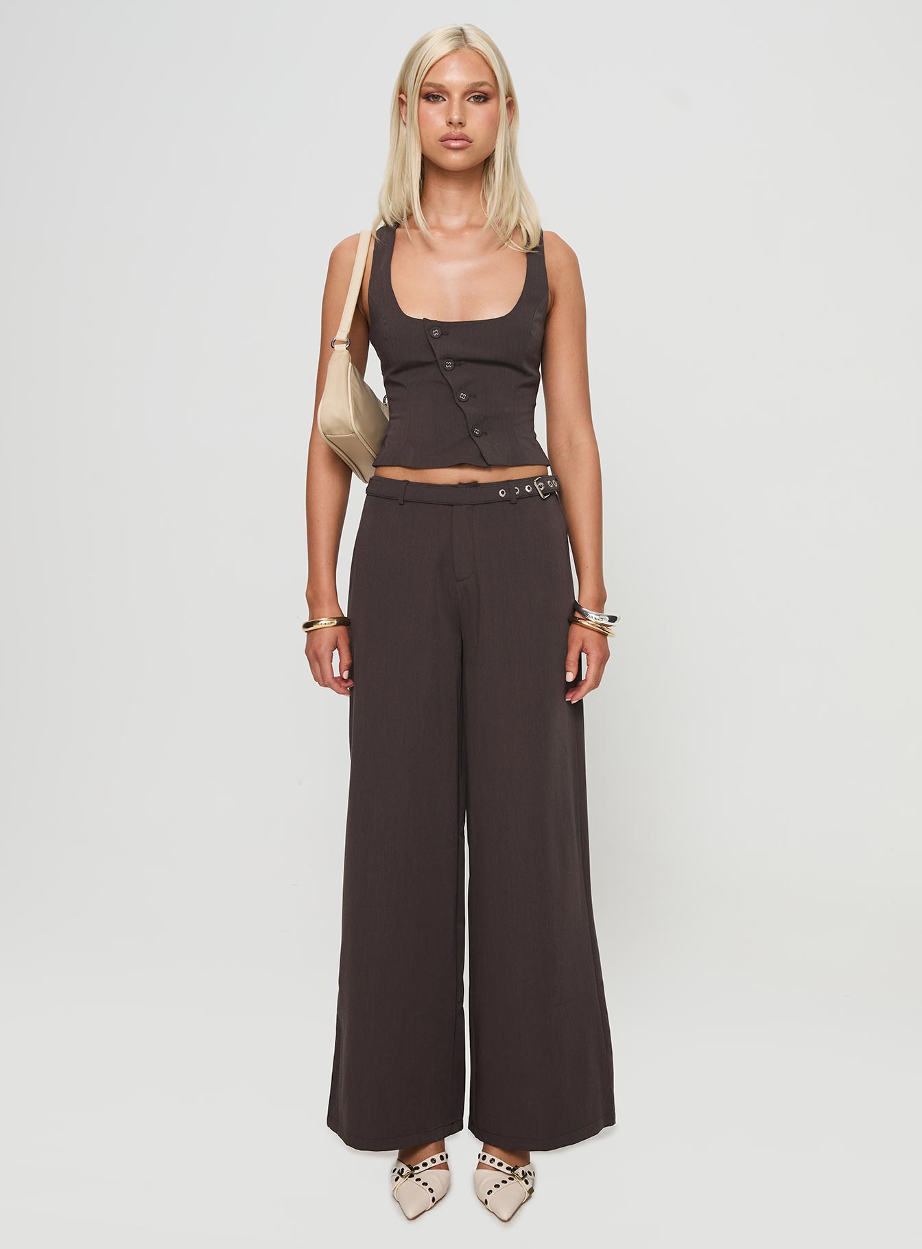 Miku Pants Brown Petite Clearance Online Online