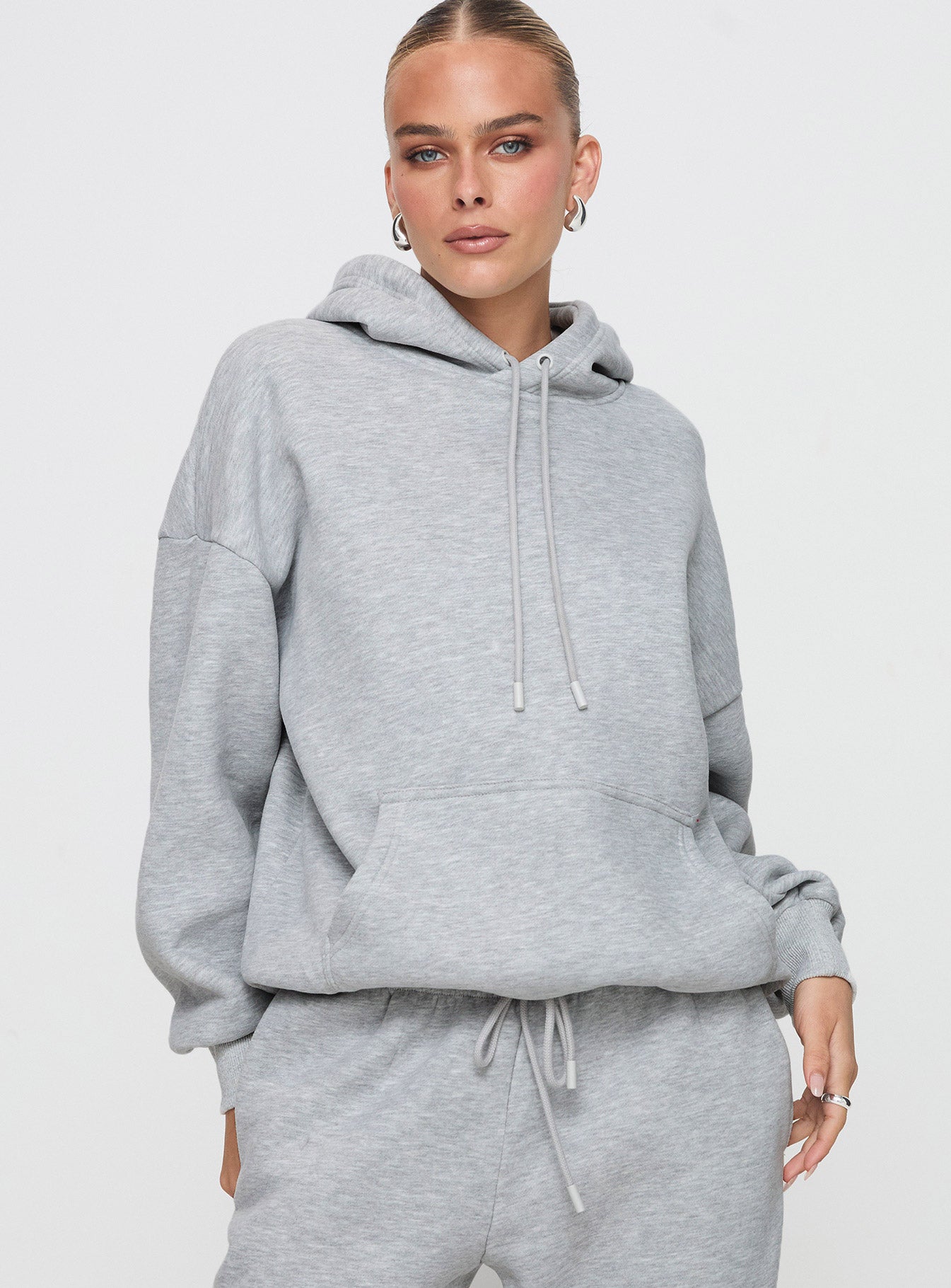 Dream Fleece Classic Hoodie Grey Marl Cheap Pictures