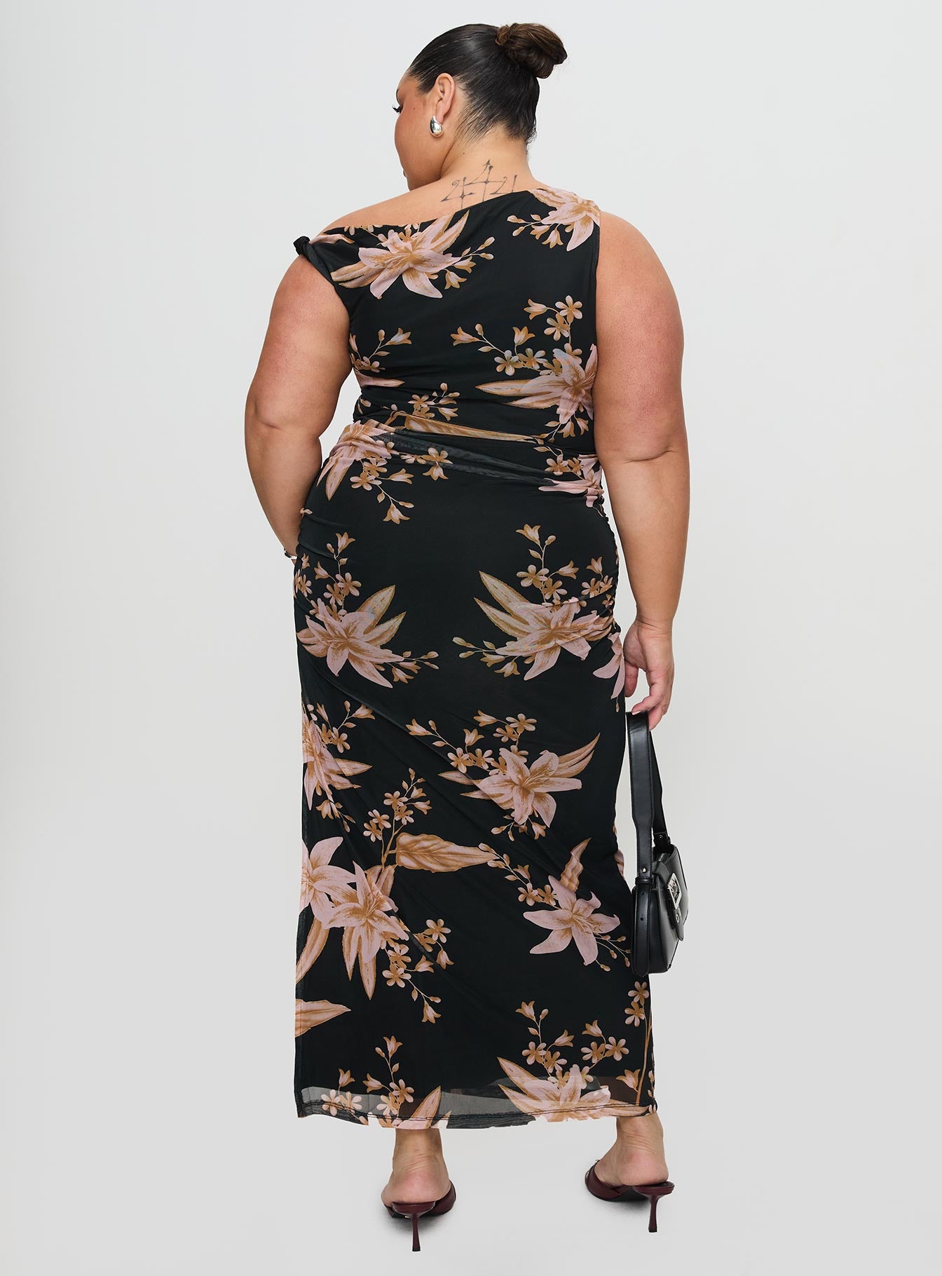 Goldrush Maxi Dress Black Floral Cheap Sale Low Pice