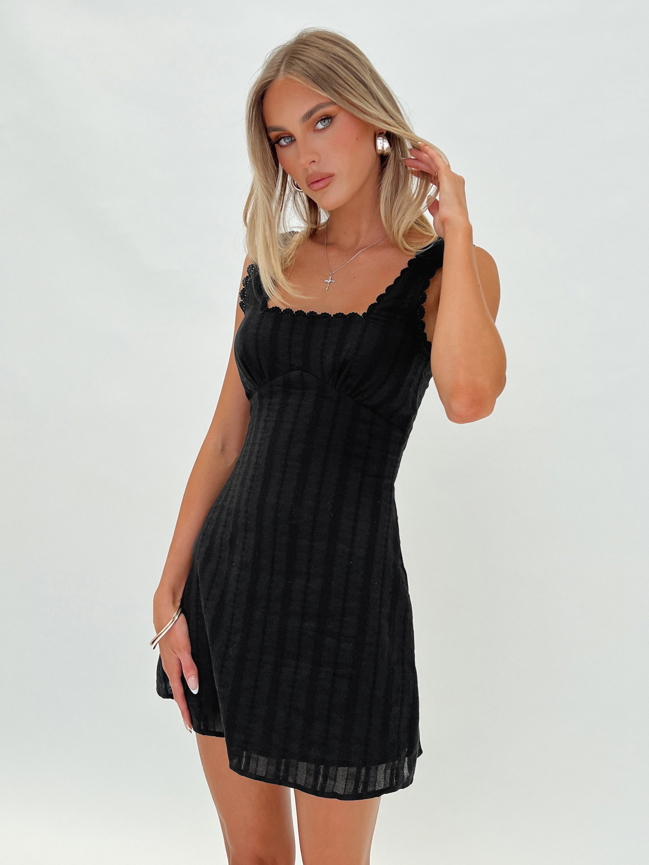 Dasha Mini Dress Black Excellent