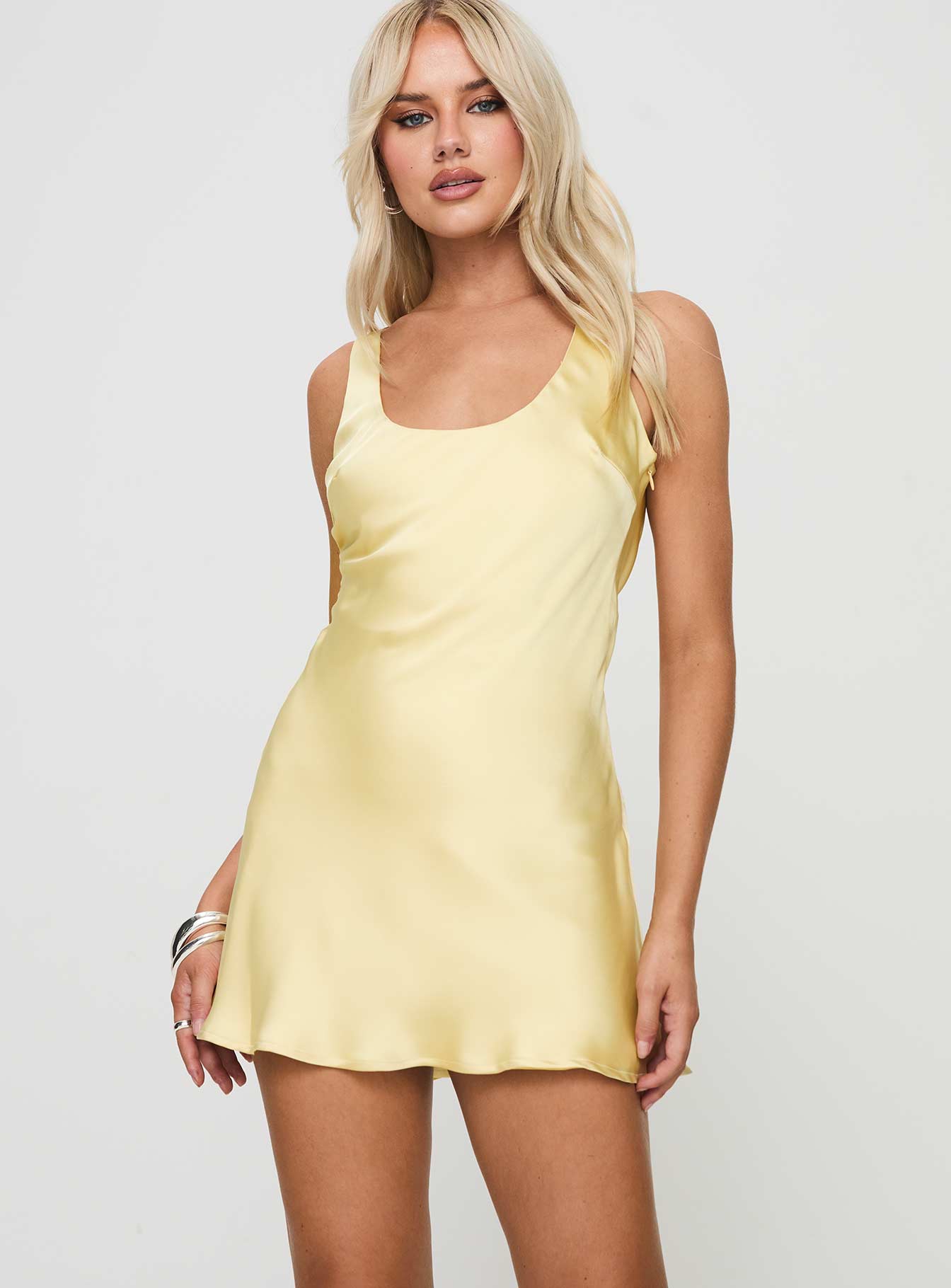 Sama Mini Dress Yellow Cheap Fashion Style