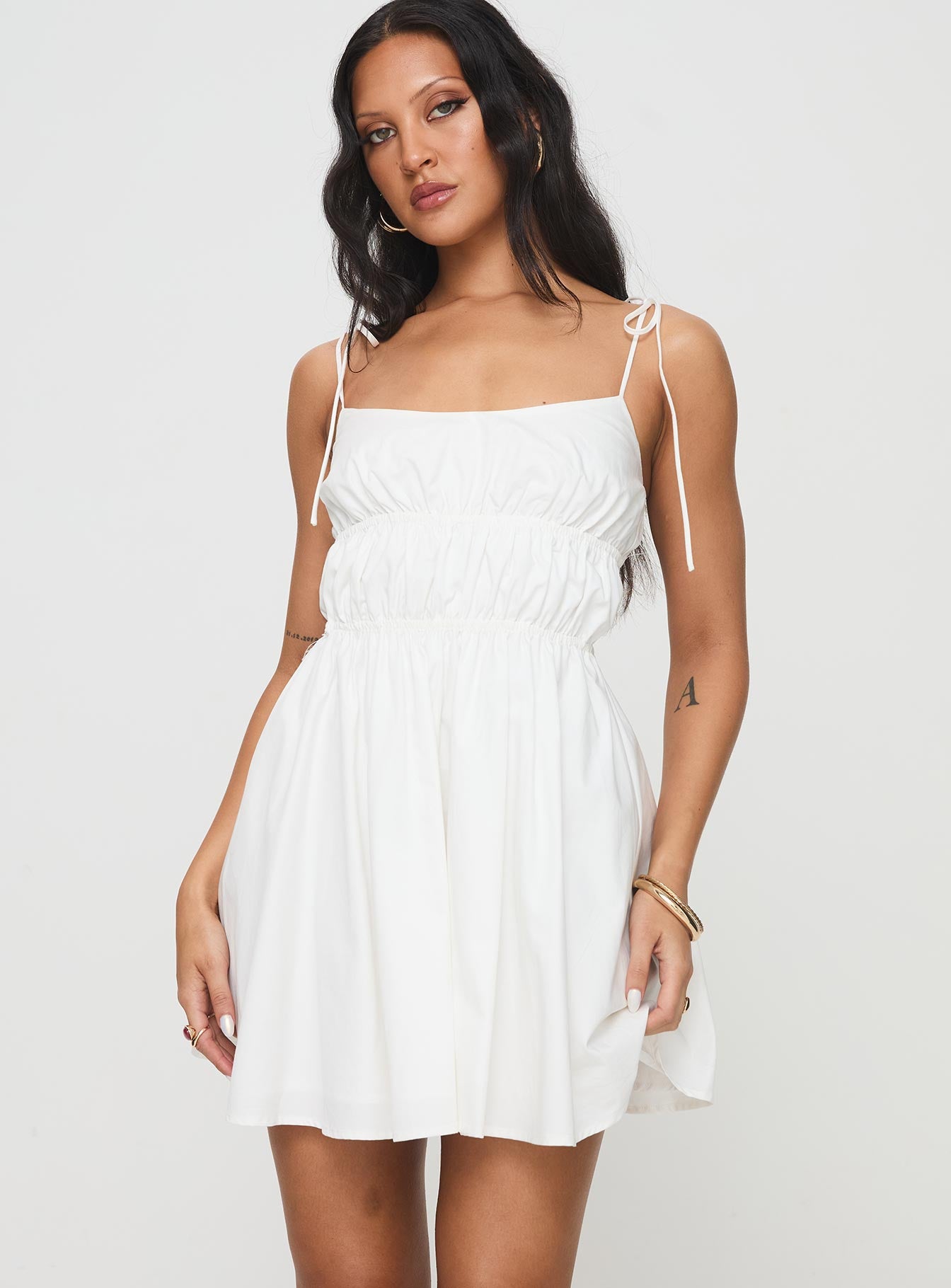 Jacksonne Mini Dress White Cheap Online Store Manchester