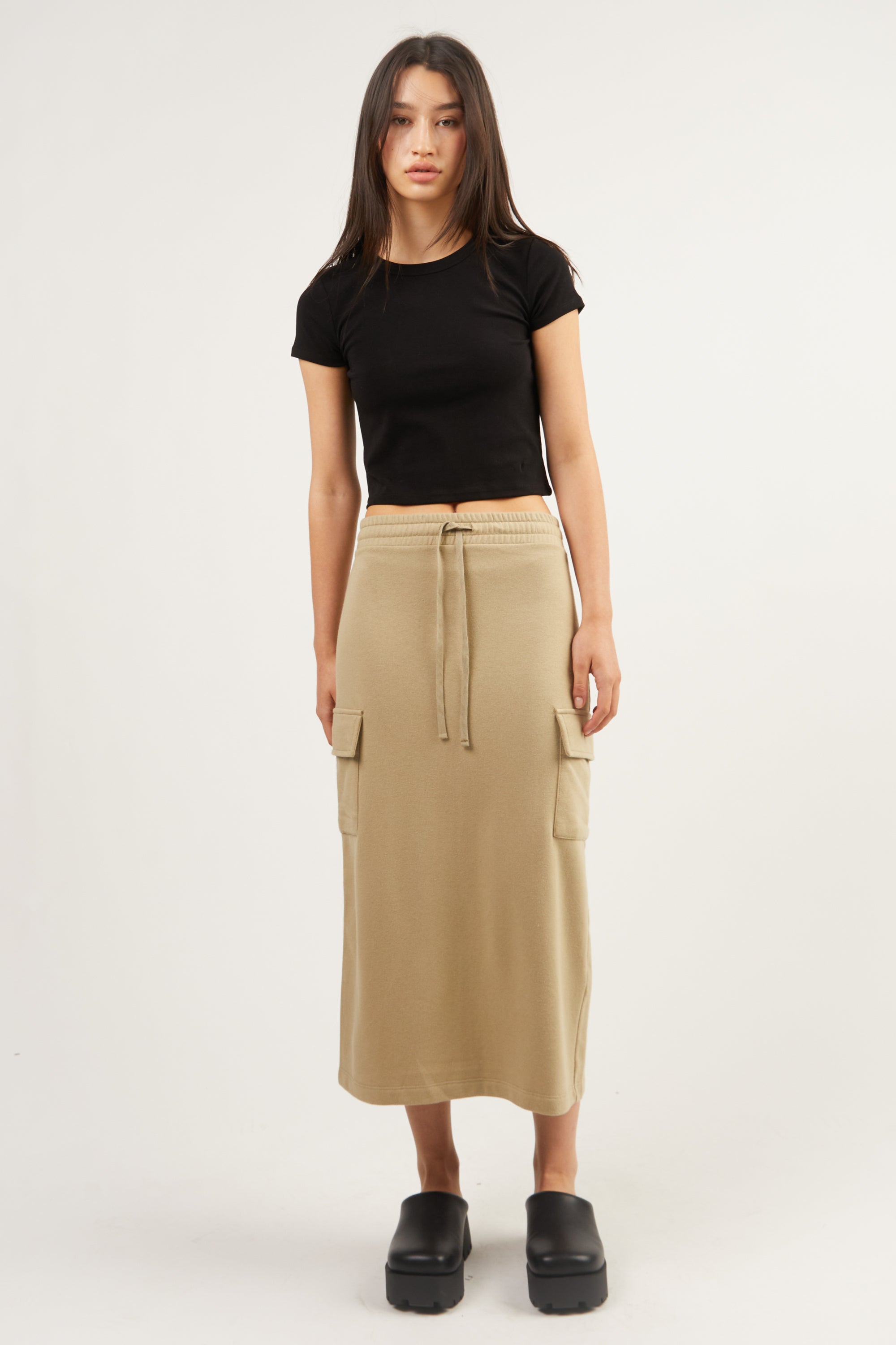 MIDI CARGO SKIRT Free Shipping Visit