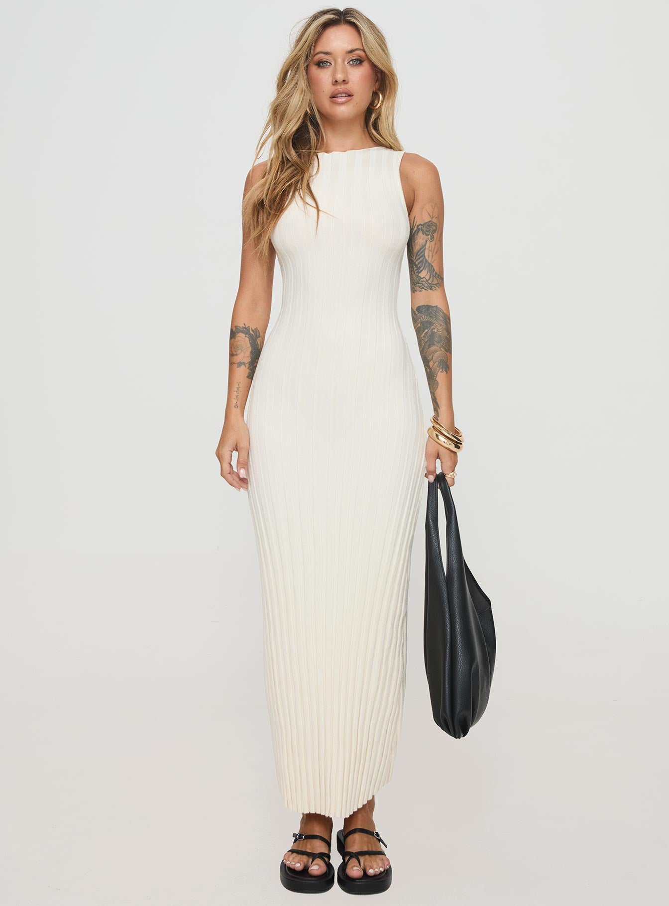 Harp Maxi Dress Cream Deals