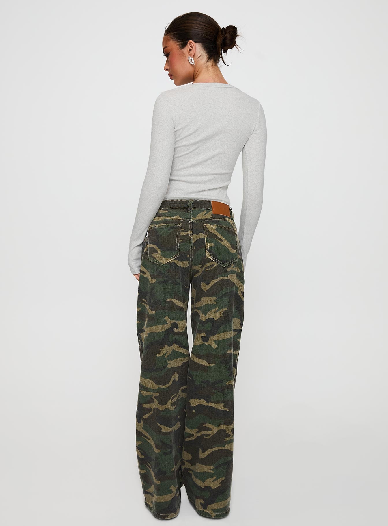 Briony Jeans Camouflage Cheap Factory Outlet