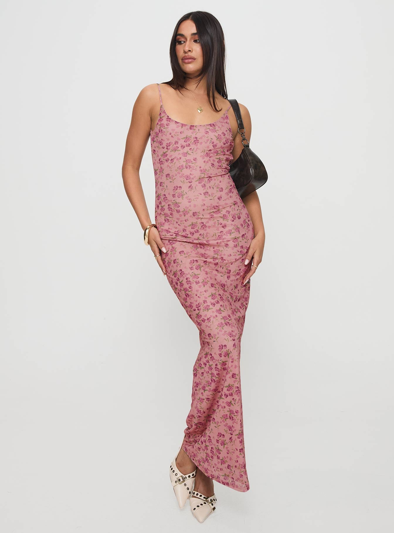 Kastin Maxi Dress Pink Floral Deals Cheap Online