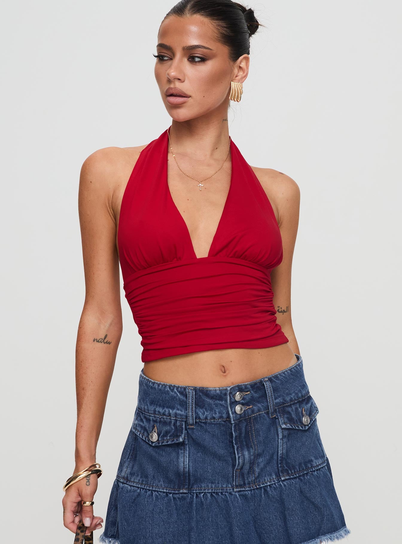 Love Coast Top Red Free Shipping Online