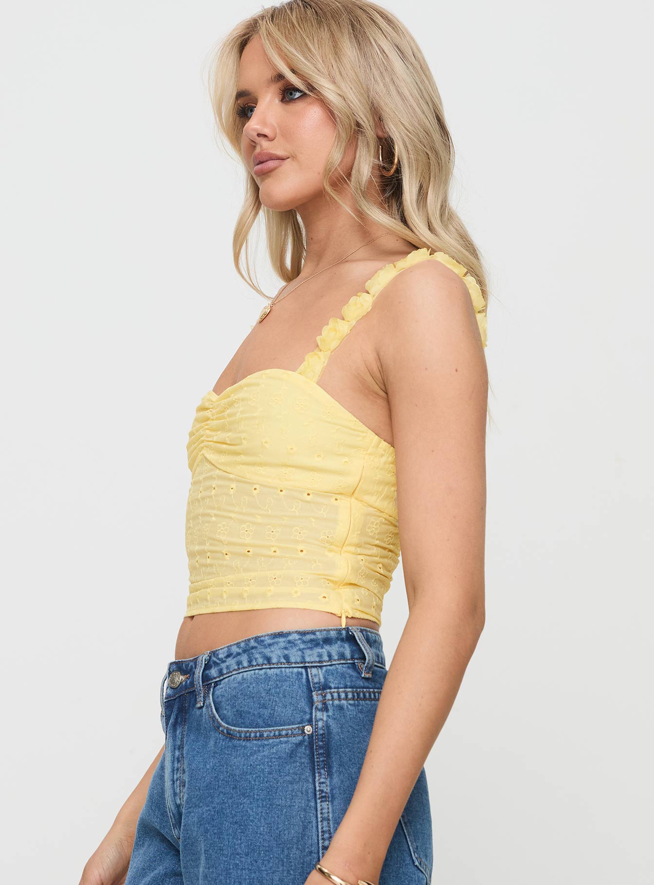 Franca Top Yellow Clearance Recommend