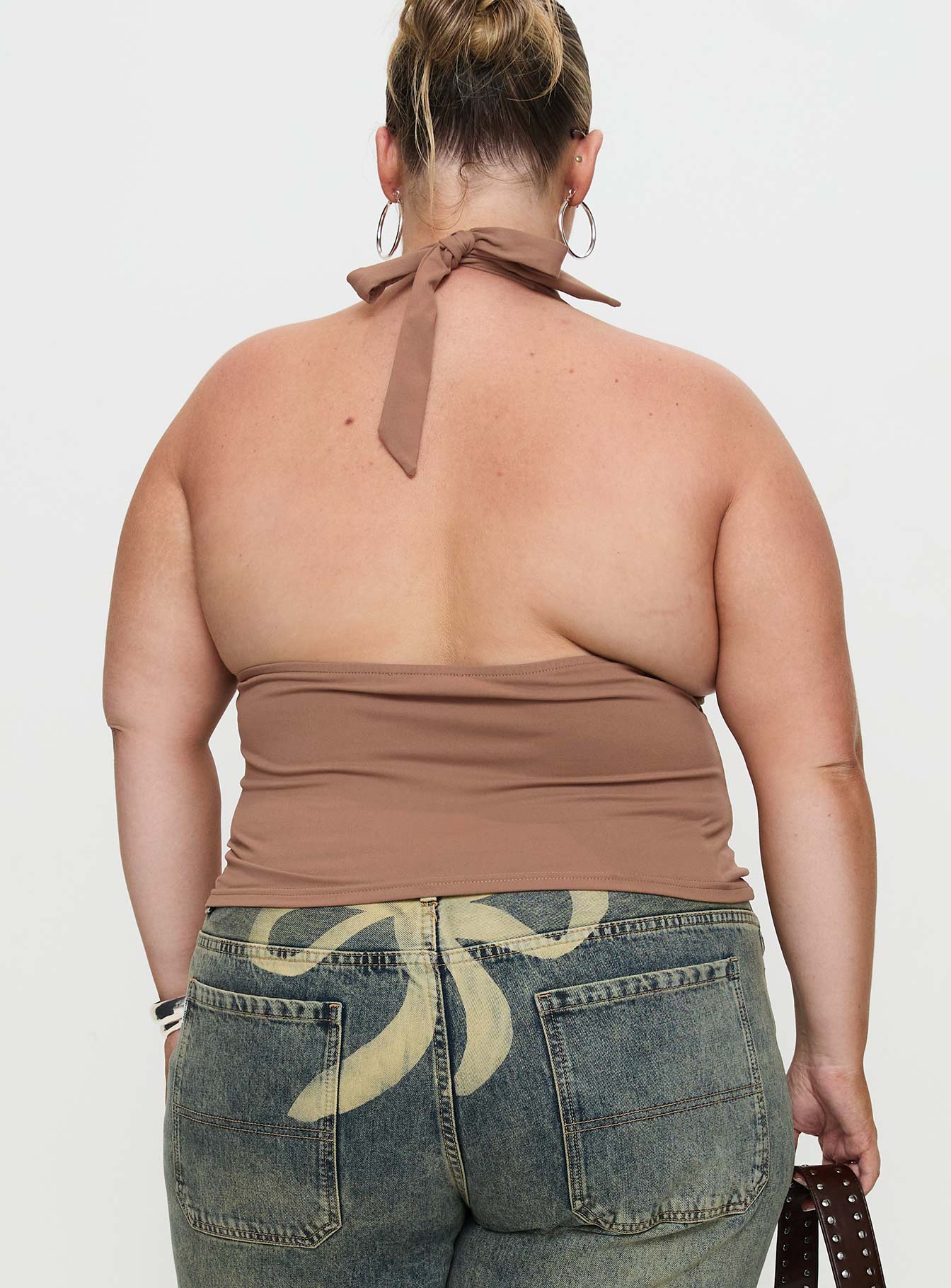 Whimsy Halter Top Chocolate Curve Sale Online Shop