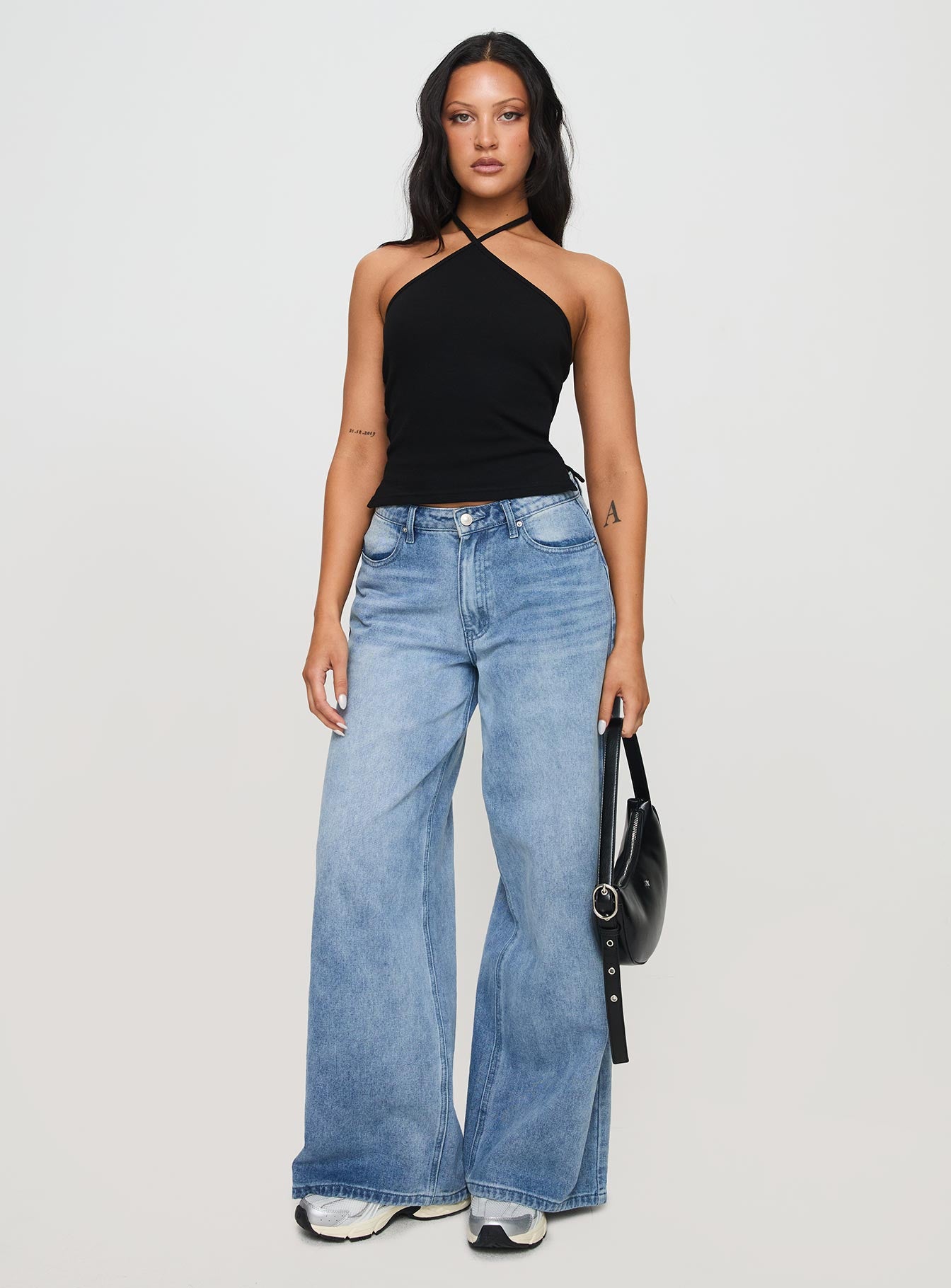 Baseline Halter Rib Top Black For Nice Cheap Online